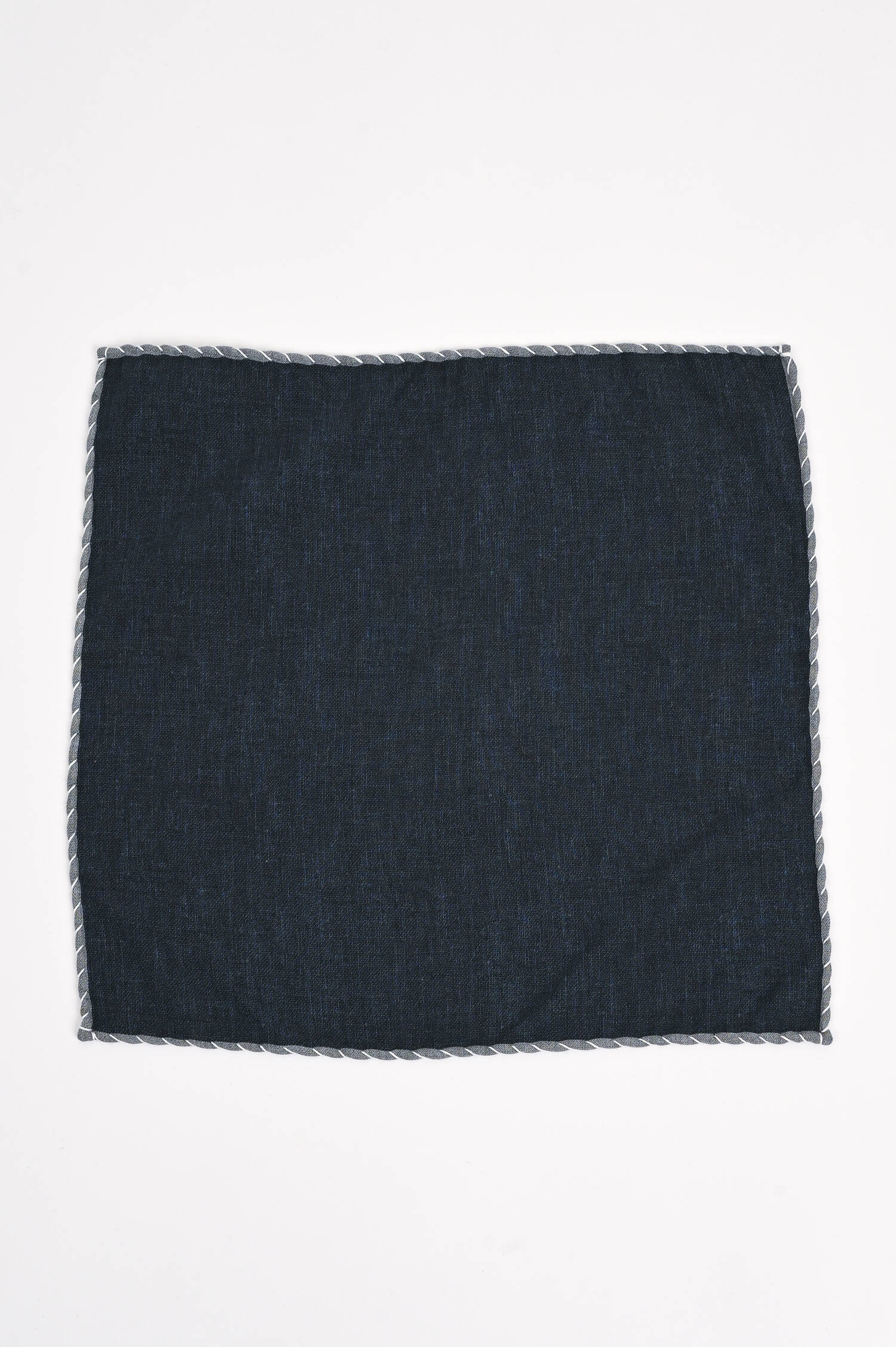 Stecktuch in Navy/Grau