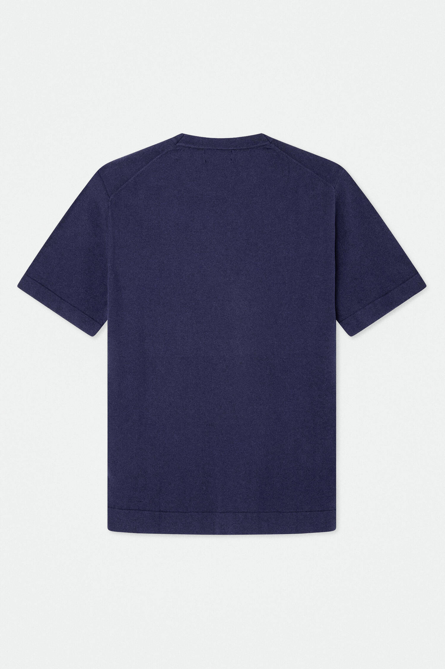 Strick T-Shirt in Navy