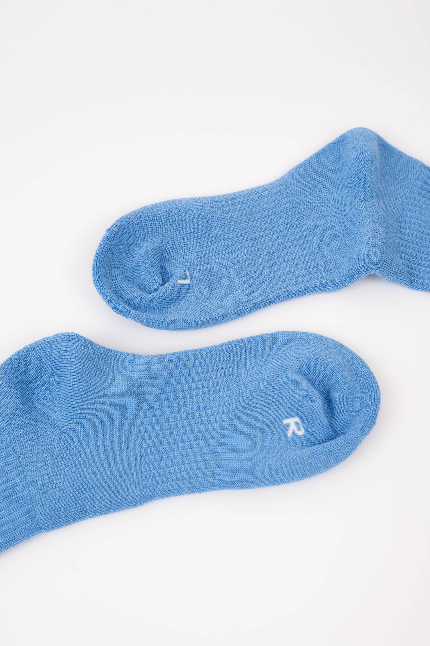 Socken mit Logo-Print in Blau