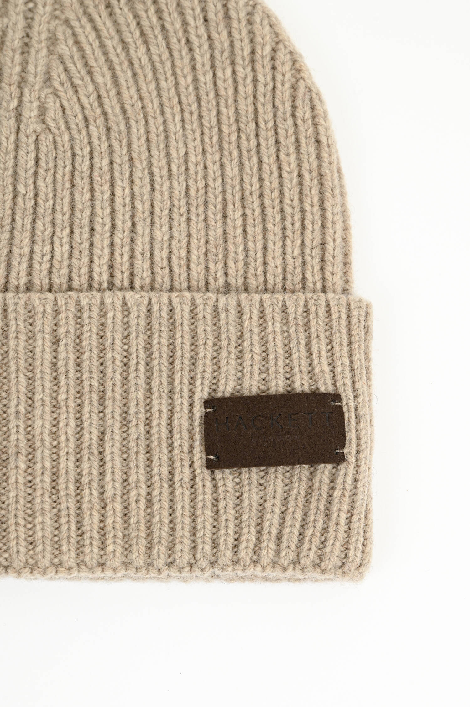 Cashmere-Mütze in Beige