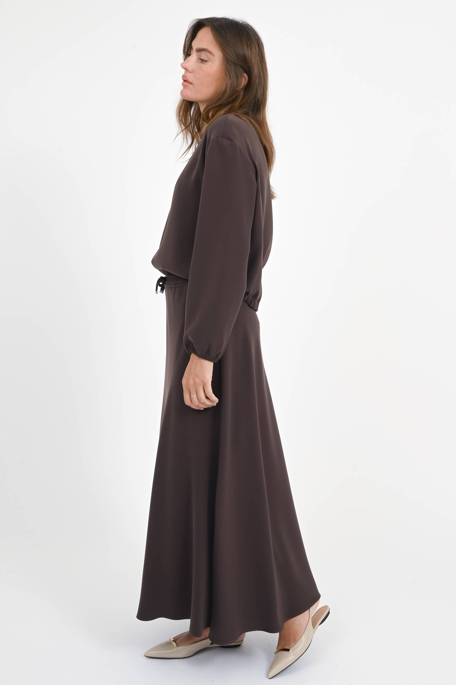 Maxi Rock in Marrone Maxi Rock in Marrone