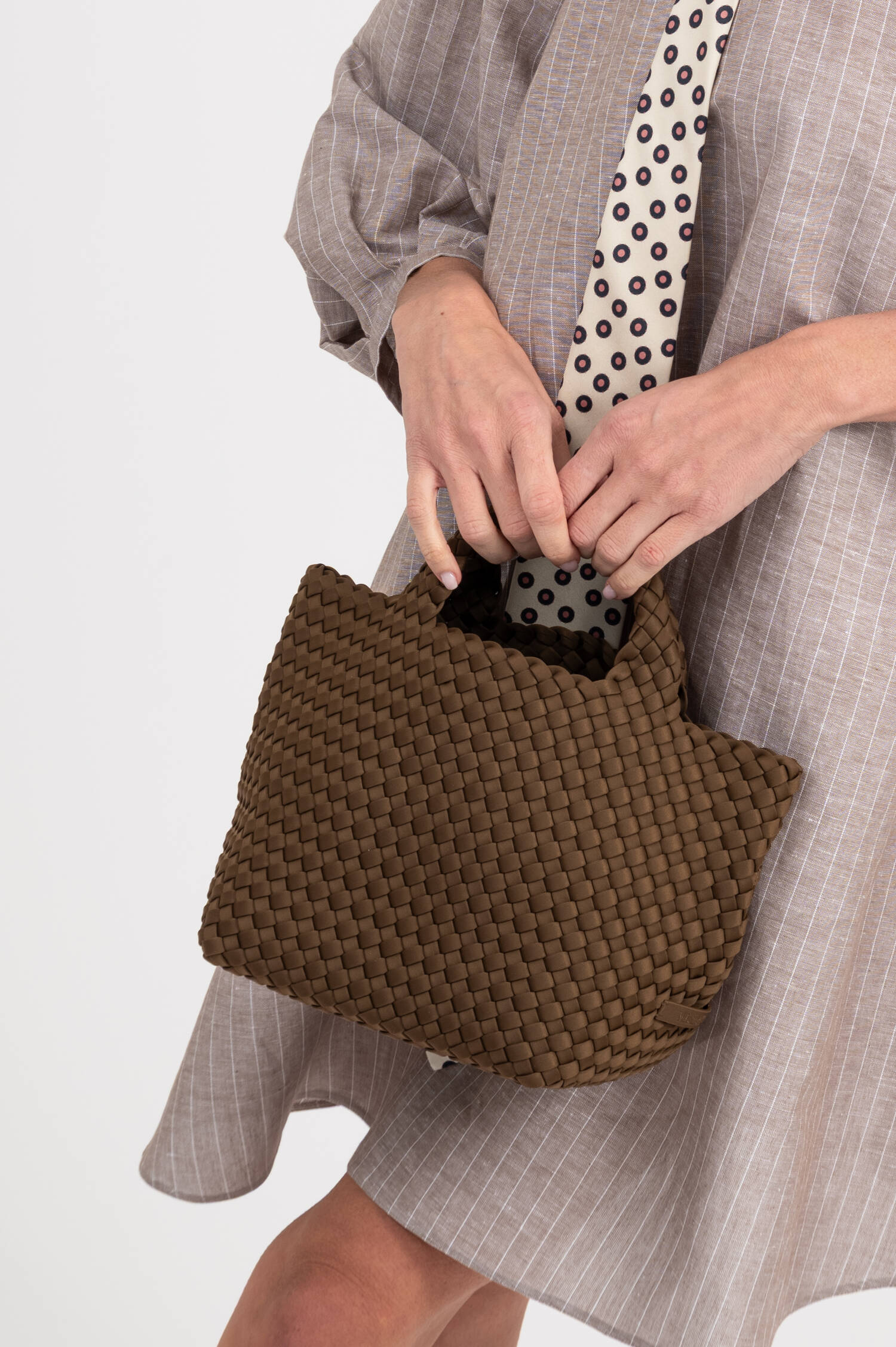 Handtasche ST.BARTH SMALL in Braun