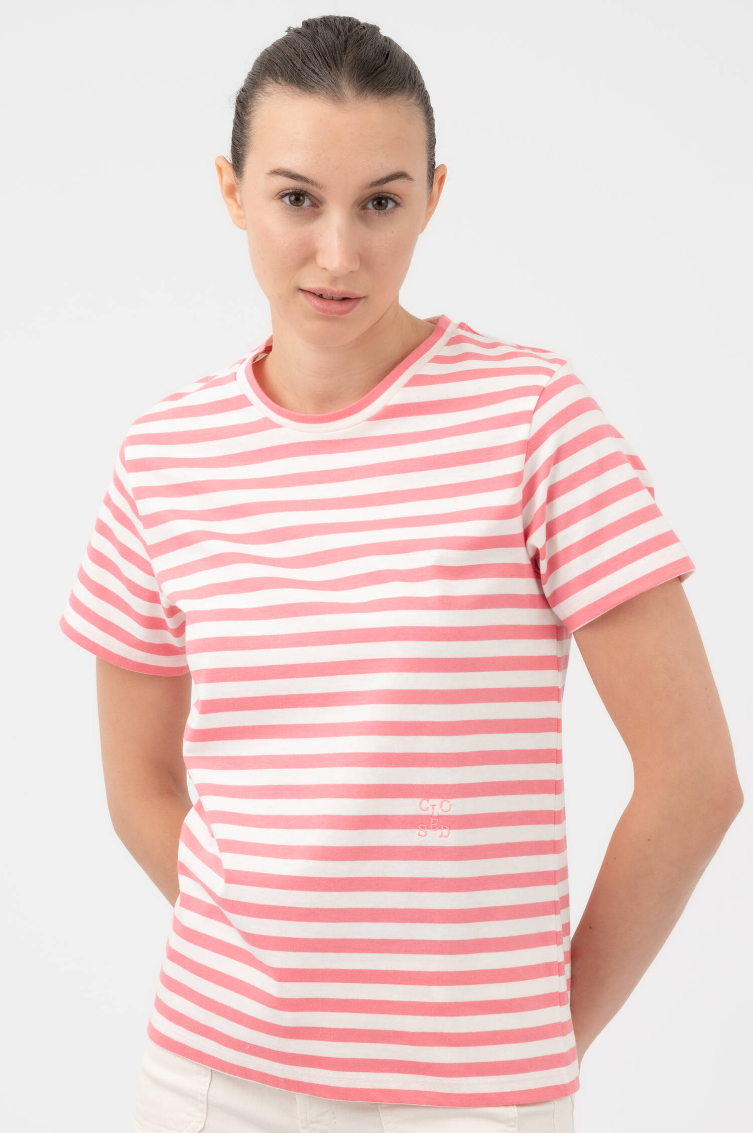 Basic Ringel T-Shirt in Peonypink Basic Ringel T-Shirt in Peonypink