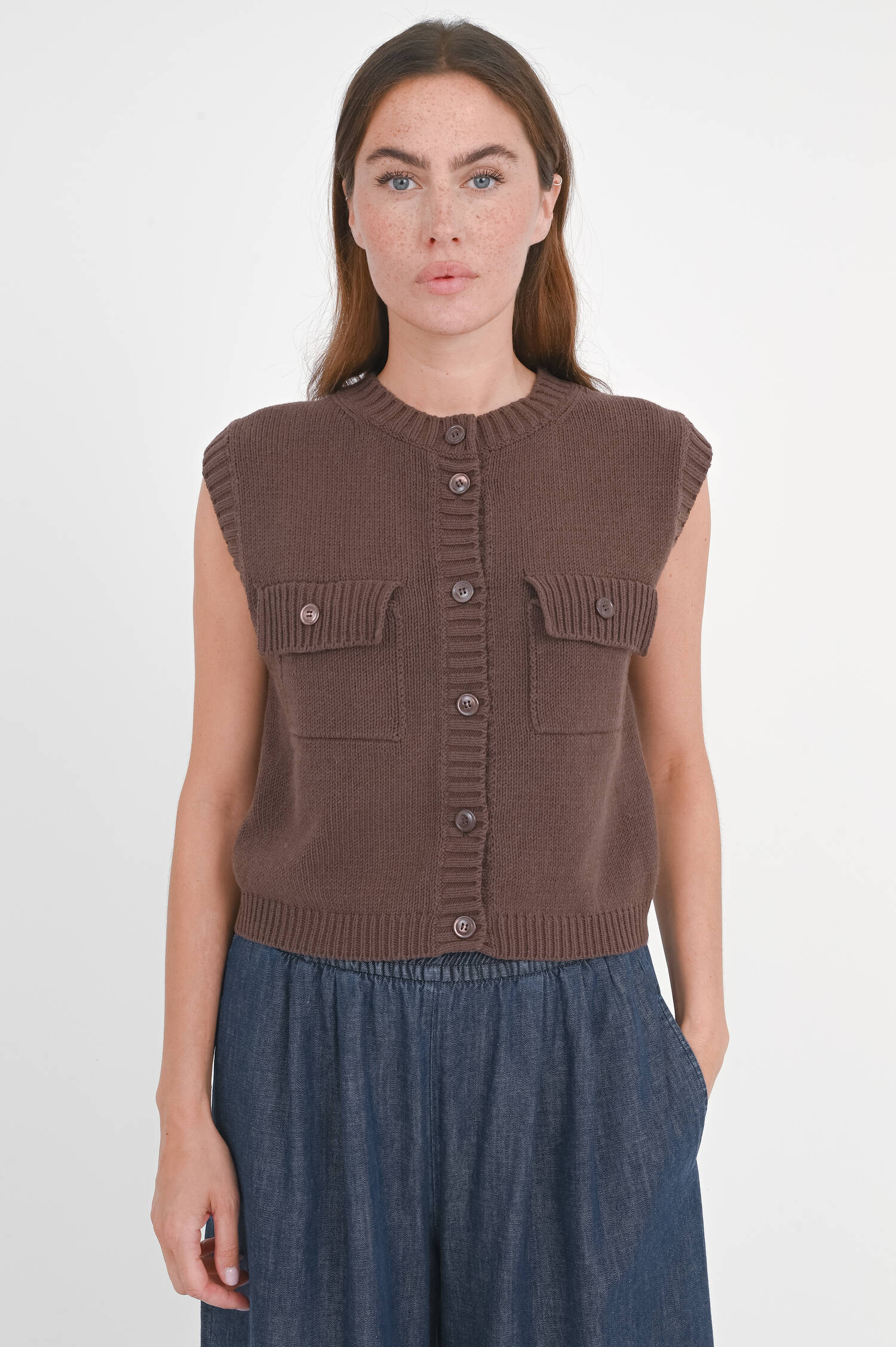 Weste/Pullunder CAPRARA in Chocolate Weste/Pullunder CAPRARA in Chocolate