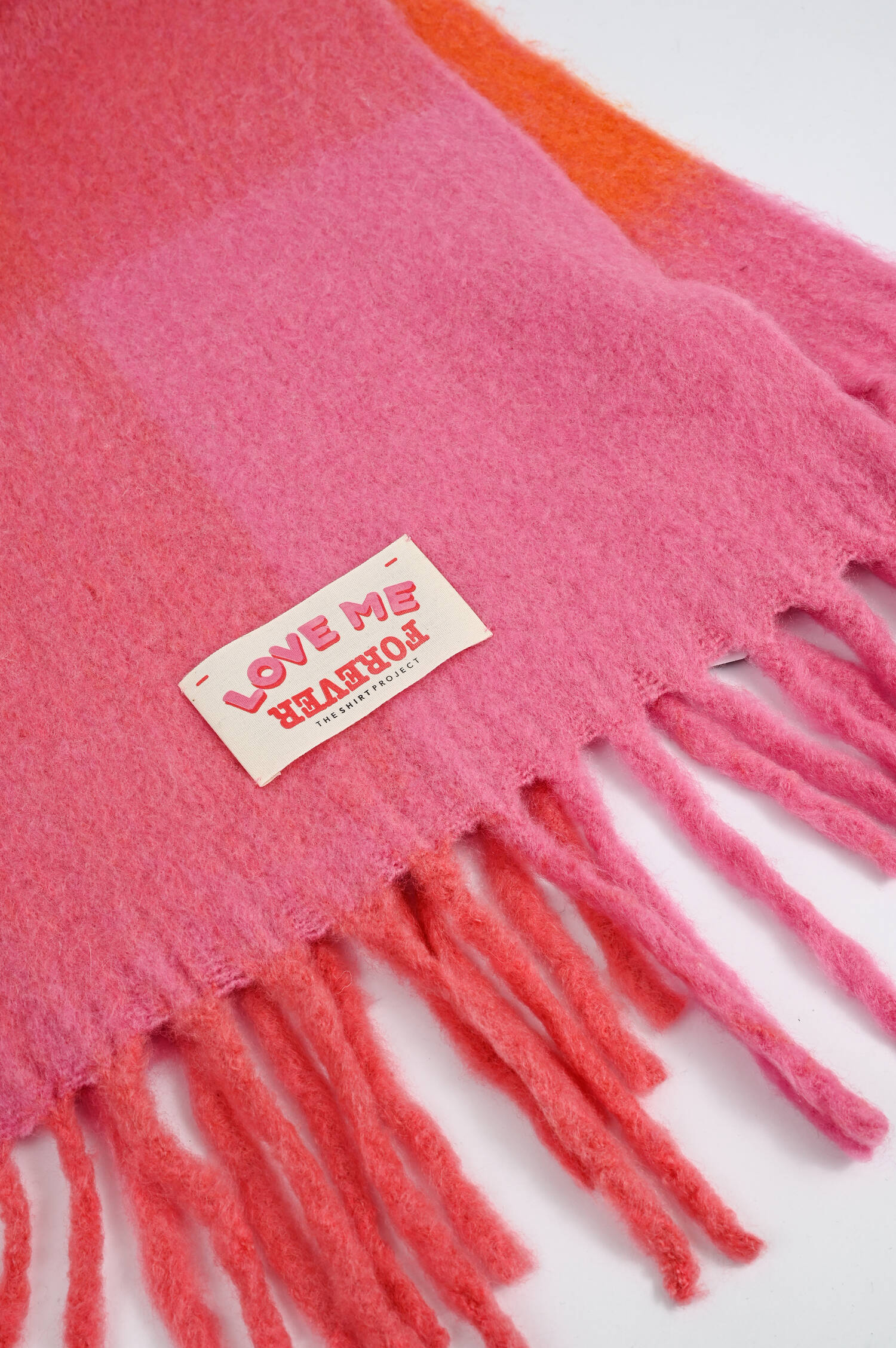 Gestreifter Schal in Pink/Orange/Lila Gestreifter Schal in Pink/Orange/Lila