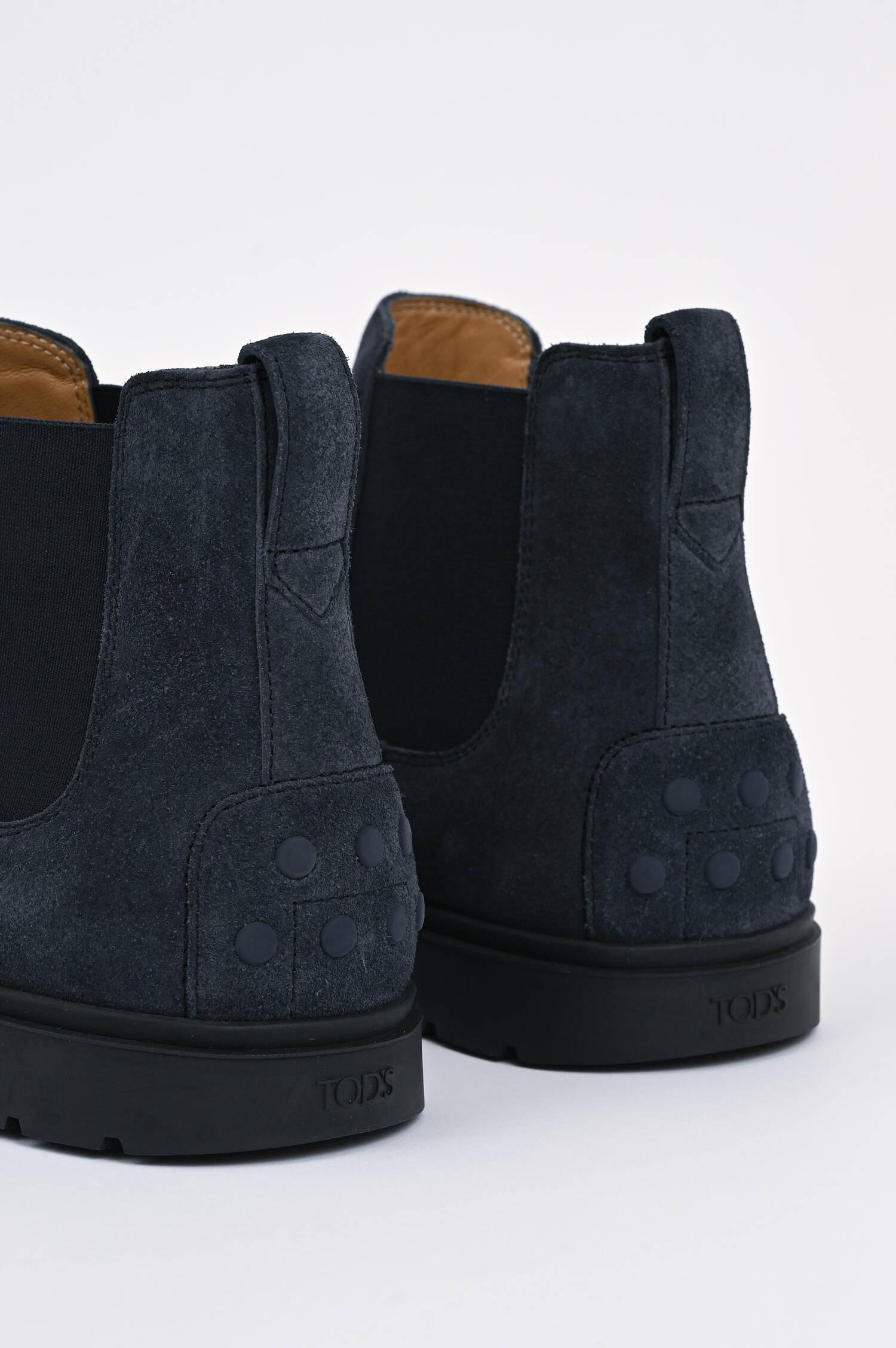 Veloursleder Stiefelette und Navy Veloursleder Stiefelette und Navy