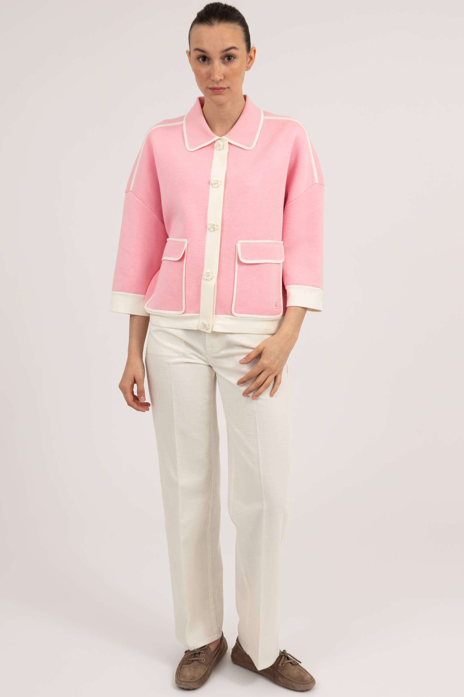 Strickjacke UGLY in Rosa