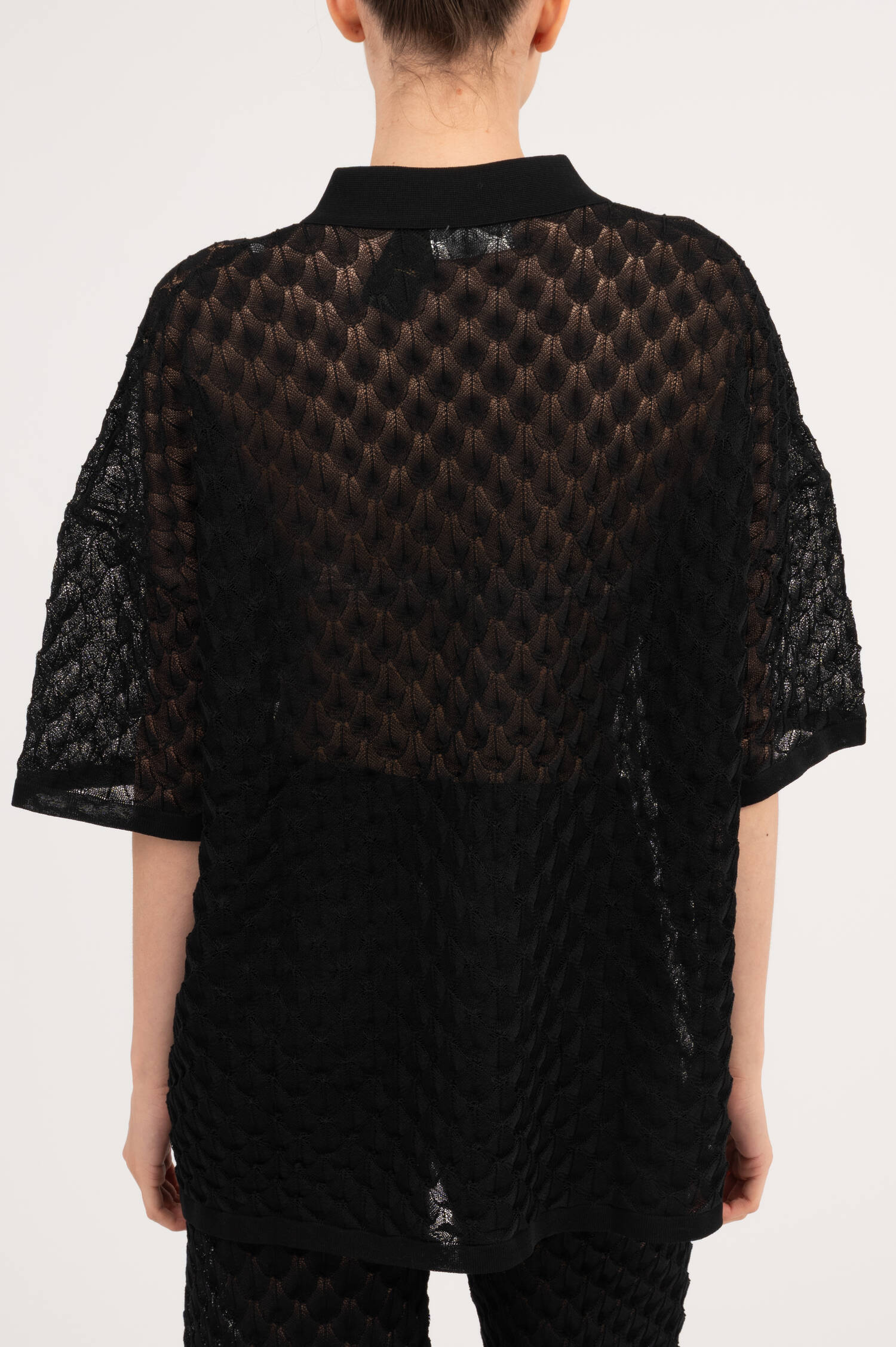 Strickshirt MOA in Schwarz