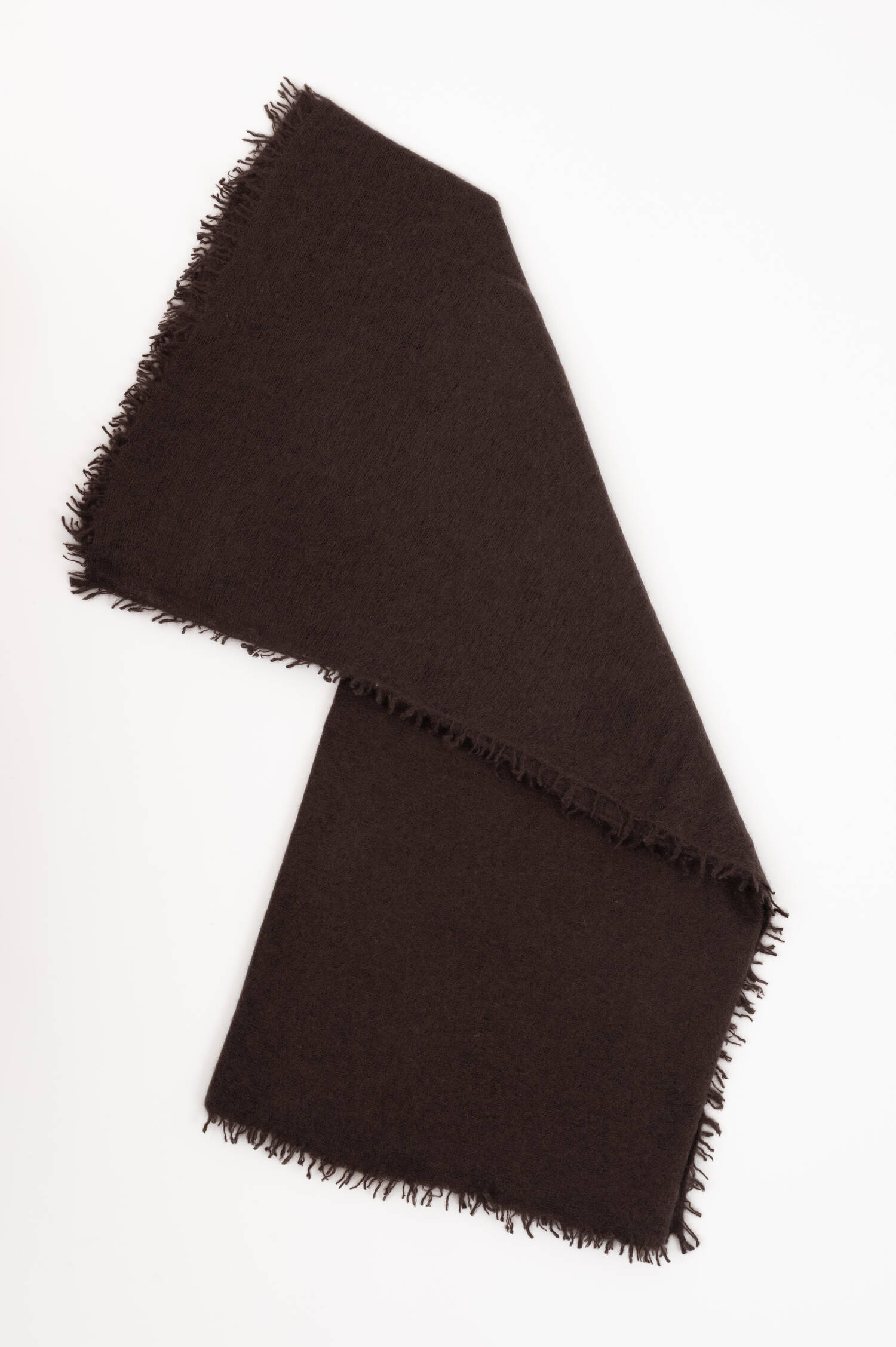 Cashmere Schal in Dunkelbraun Cashmere Schal in Dunkelbraun