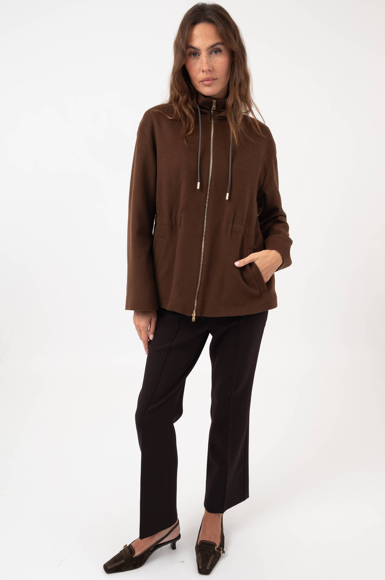 Kameljacke in Braun