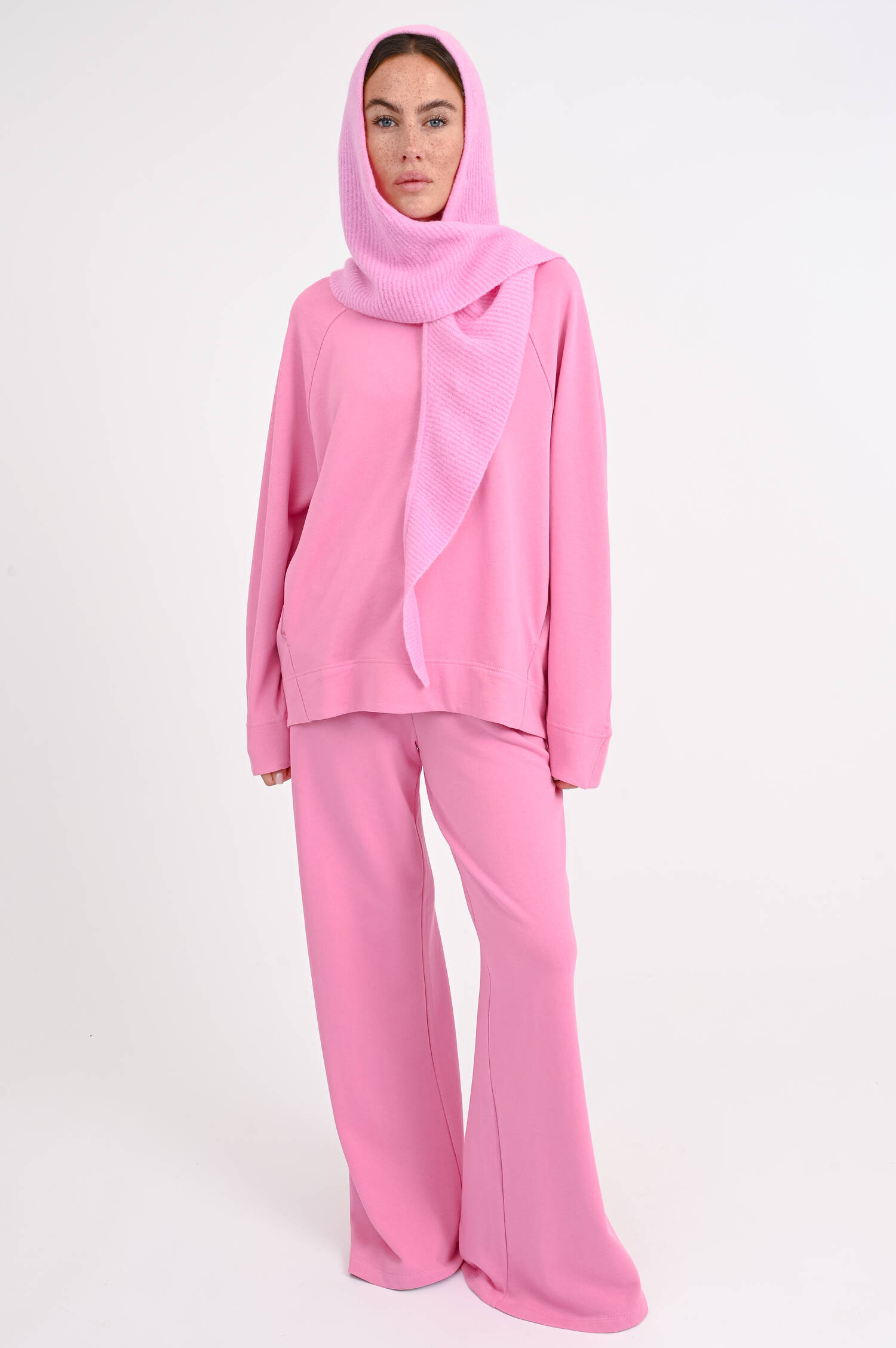 Schalhaube in Hot Pink Schalhaube in Hot Pink