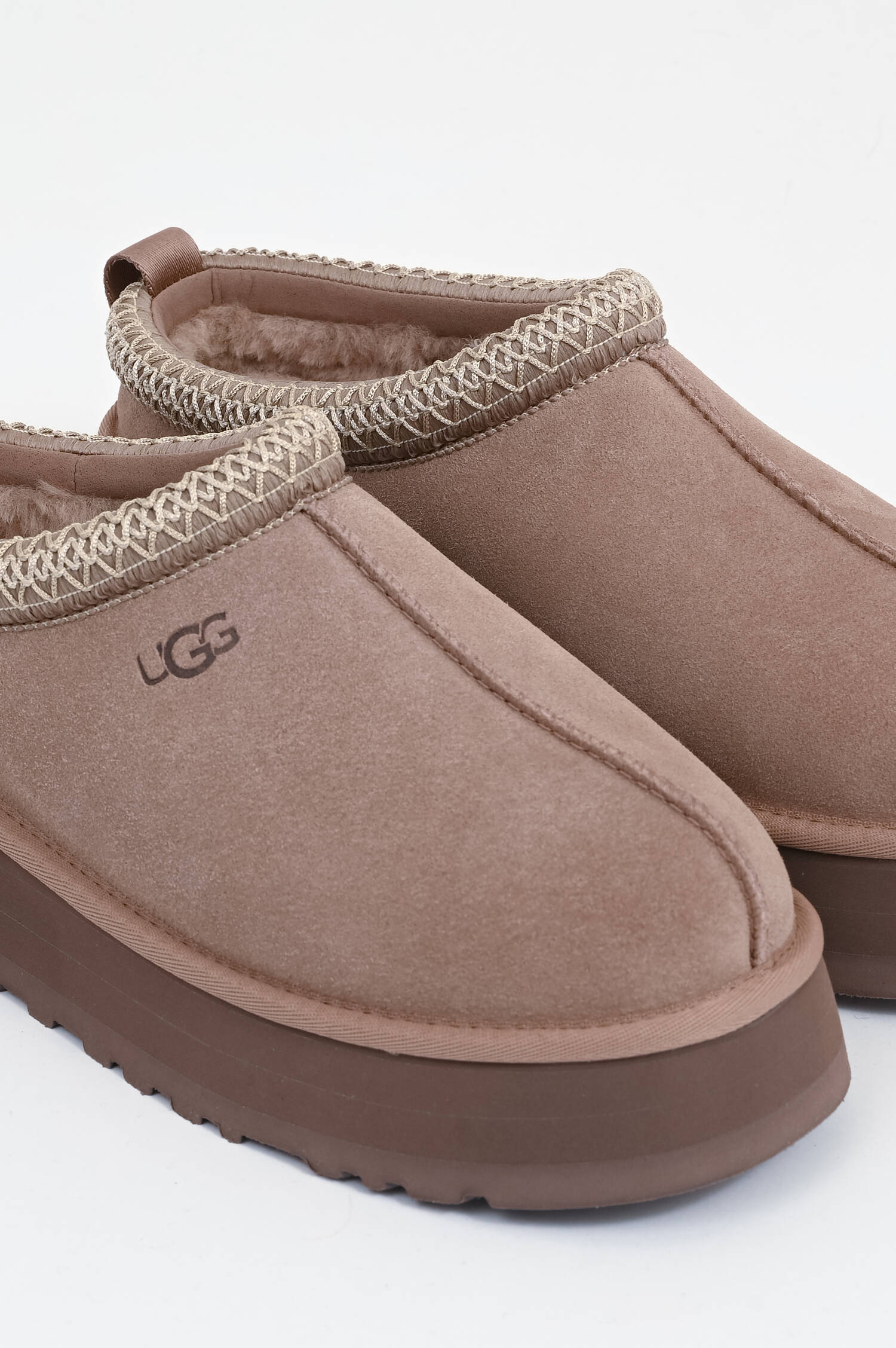 Lammfellpantoffel TAZZ in Rocky Oak