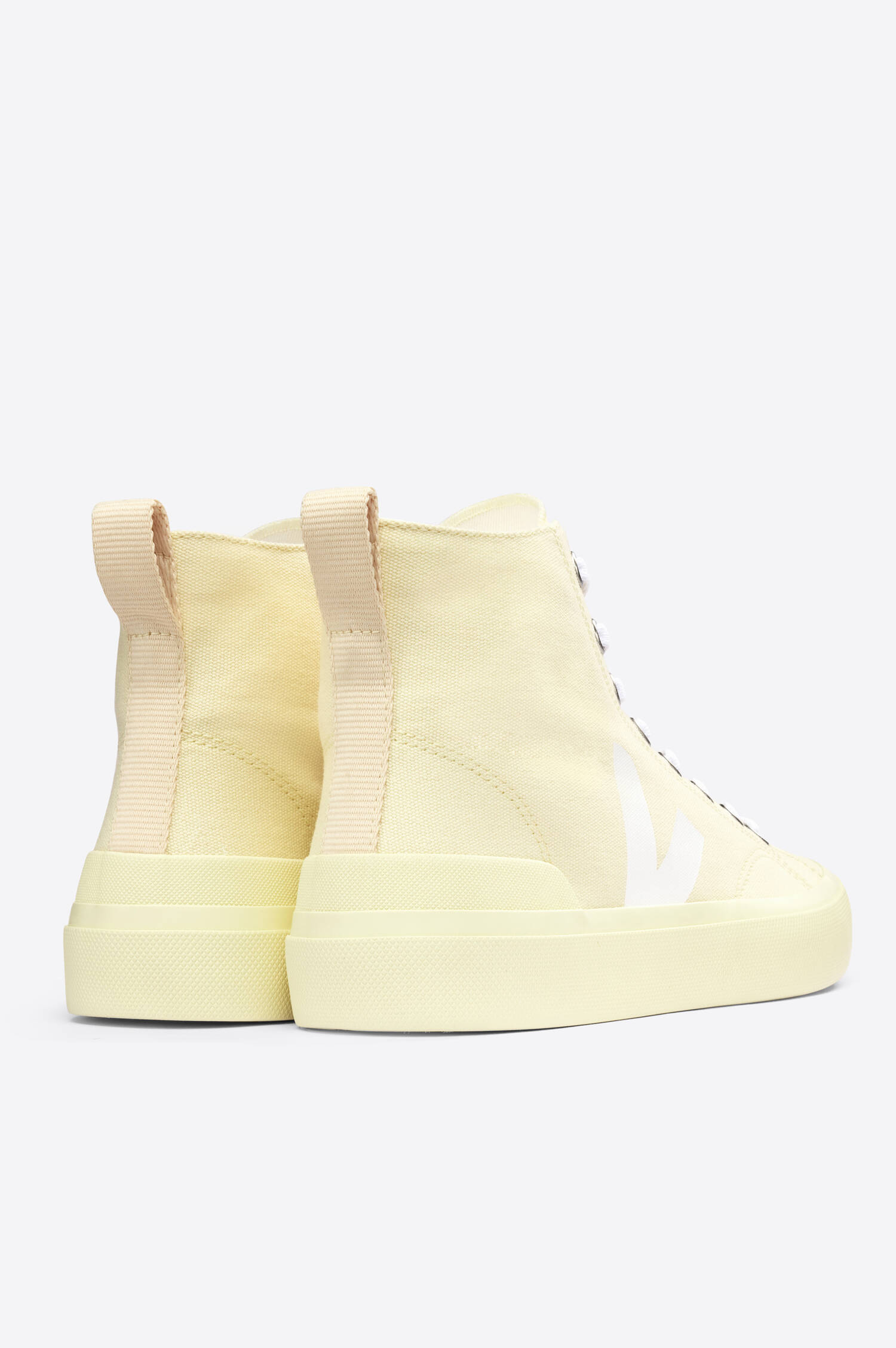 Canvas High Top Sneaker WATA in Vanille/Weiß