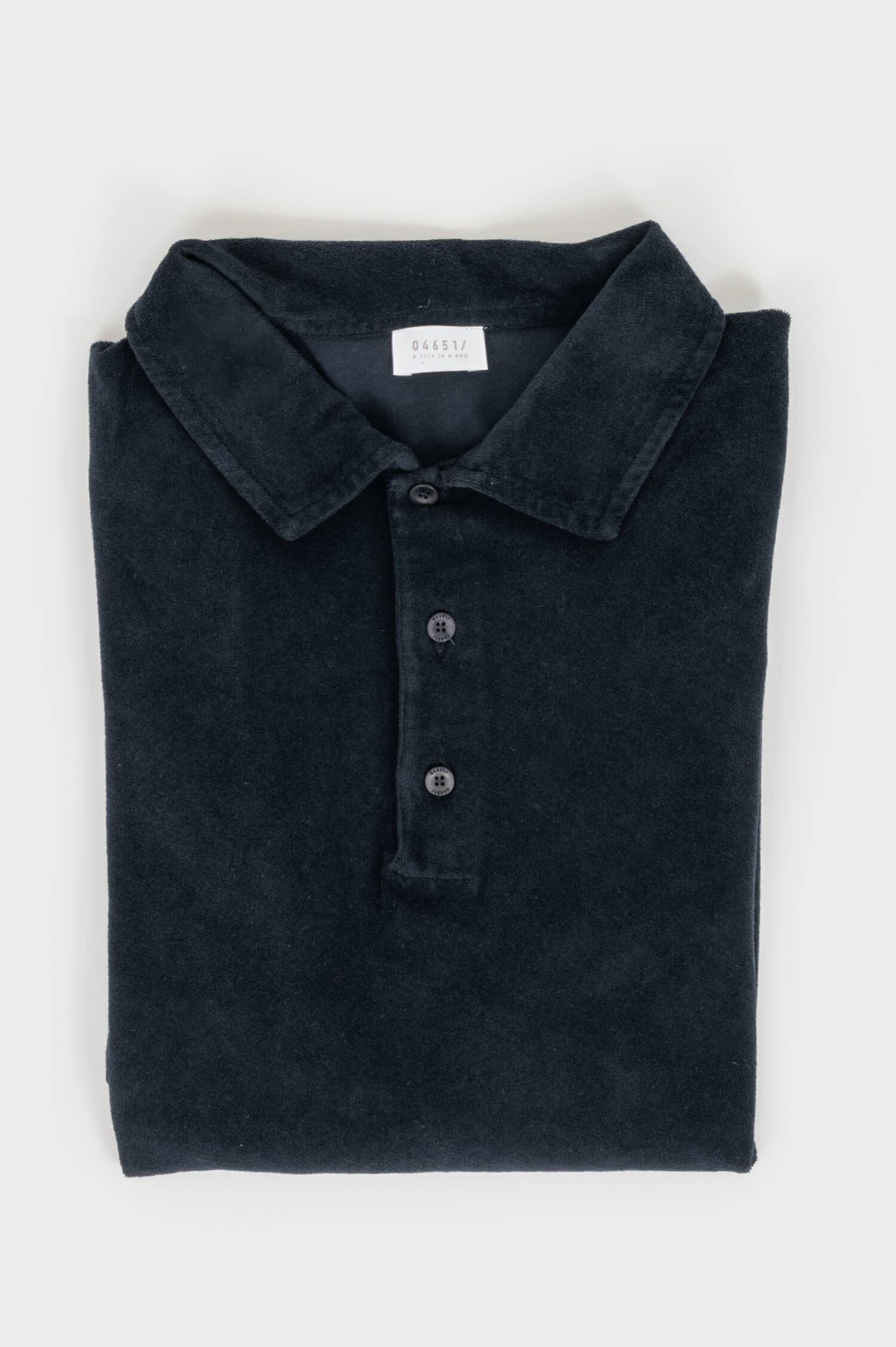 Frottee Poloshirt TERRY in Navy Frottee Poloshirt TERRY in Navy