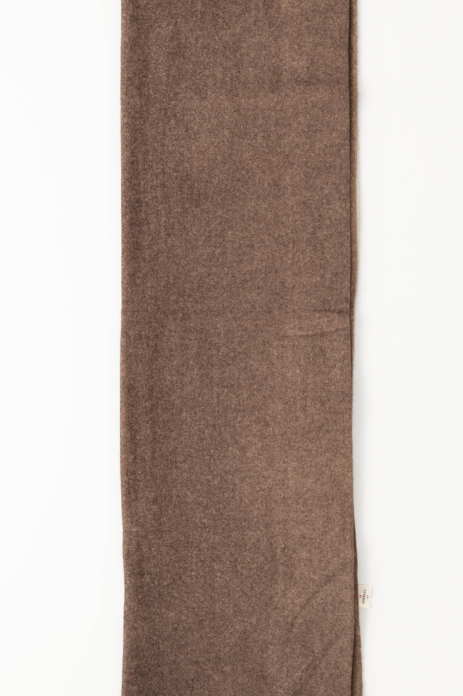 Cashmere-Schal in Braun/Beige meliert