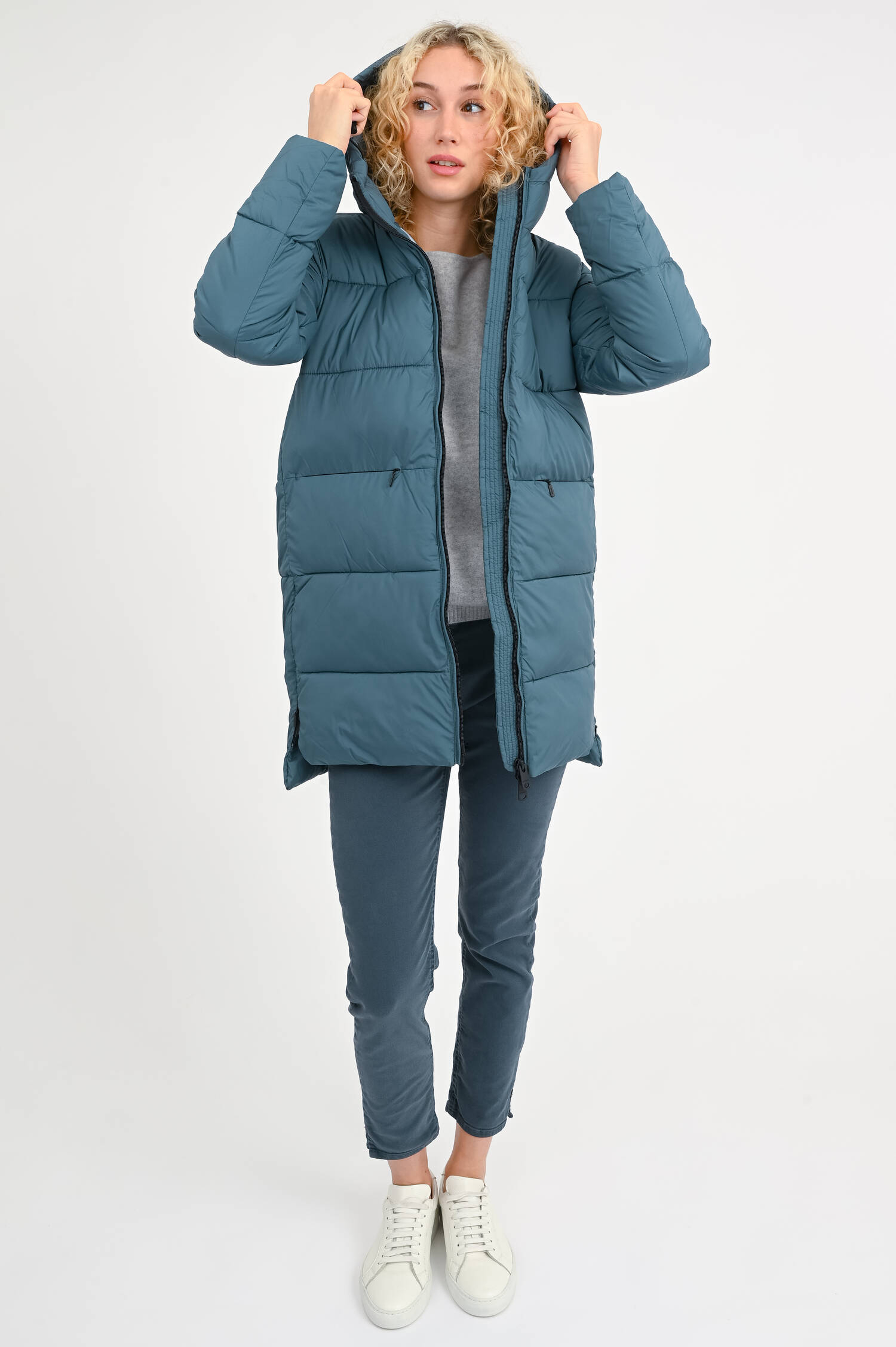 Steppmantel MARANGU in Petrol