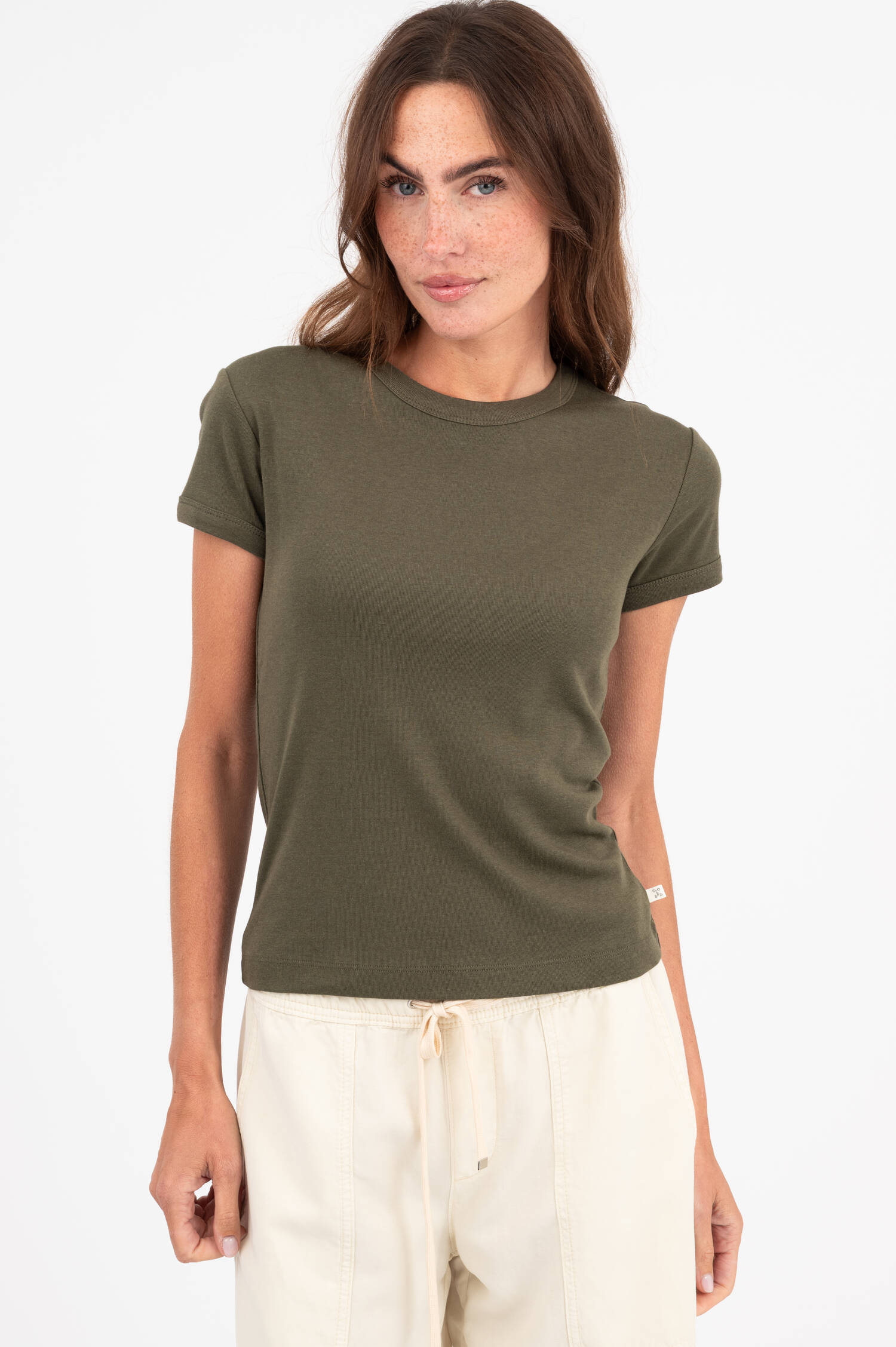 T-Shirt in Olivgrün T-Shirt in Olivgrün