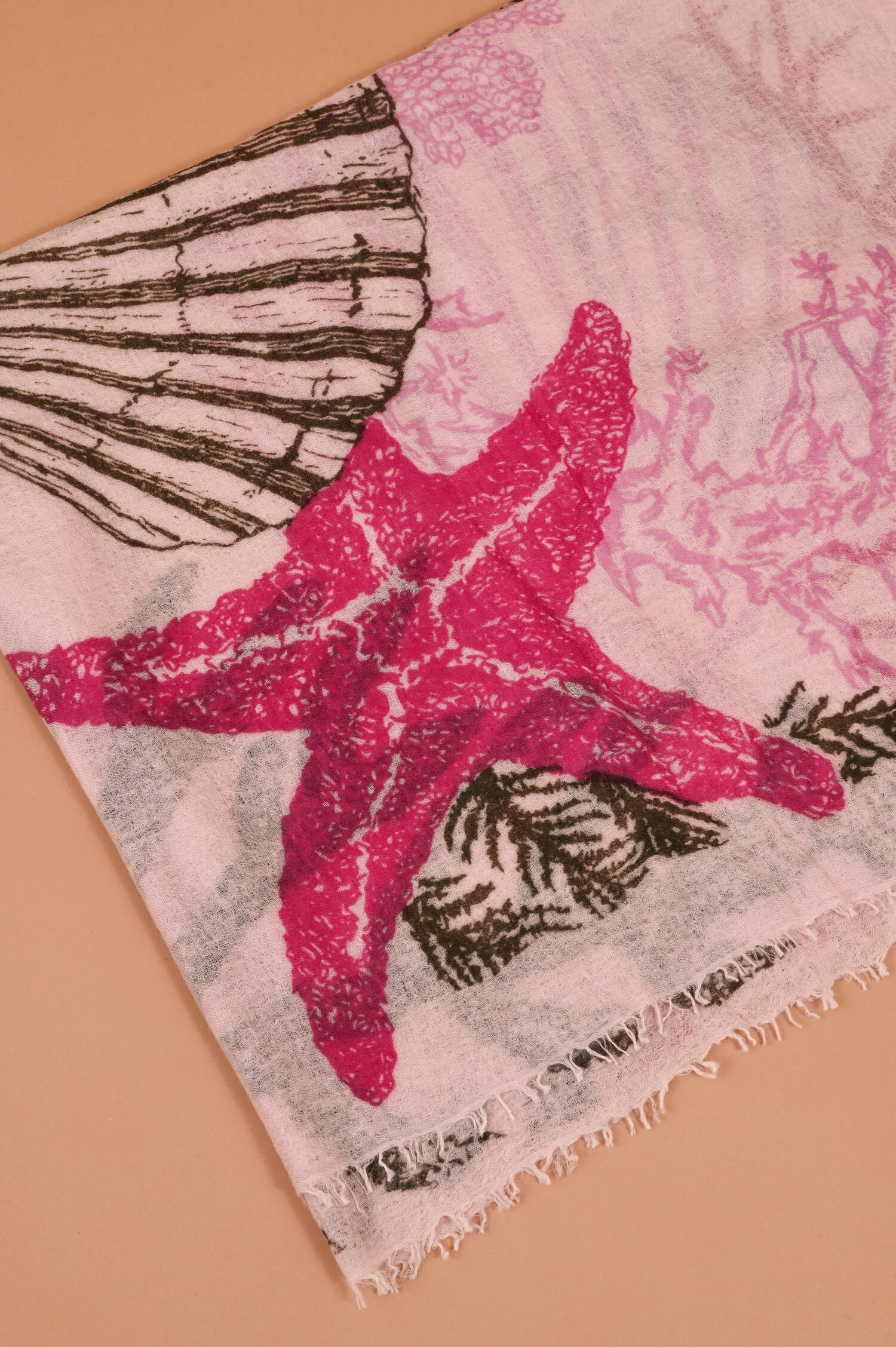 Cashmere Tuch FINE in Rosa