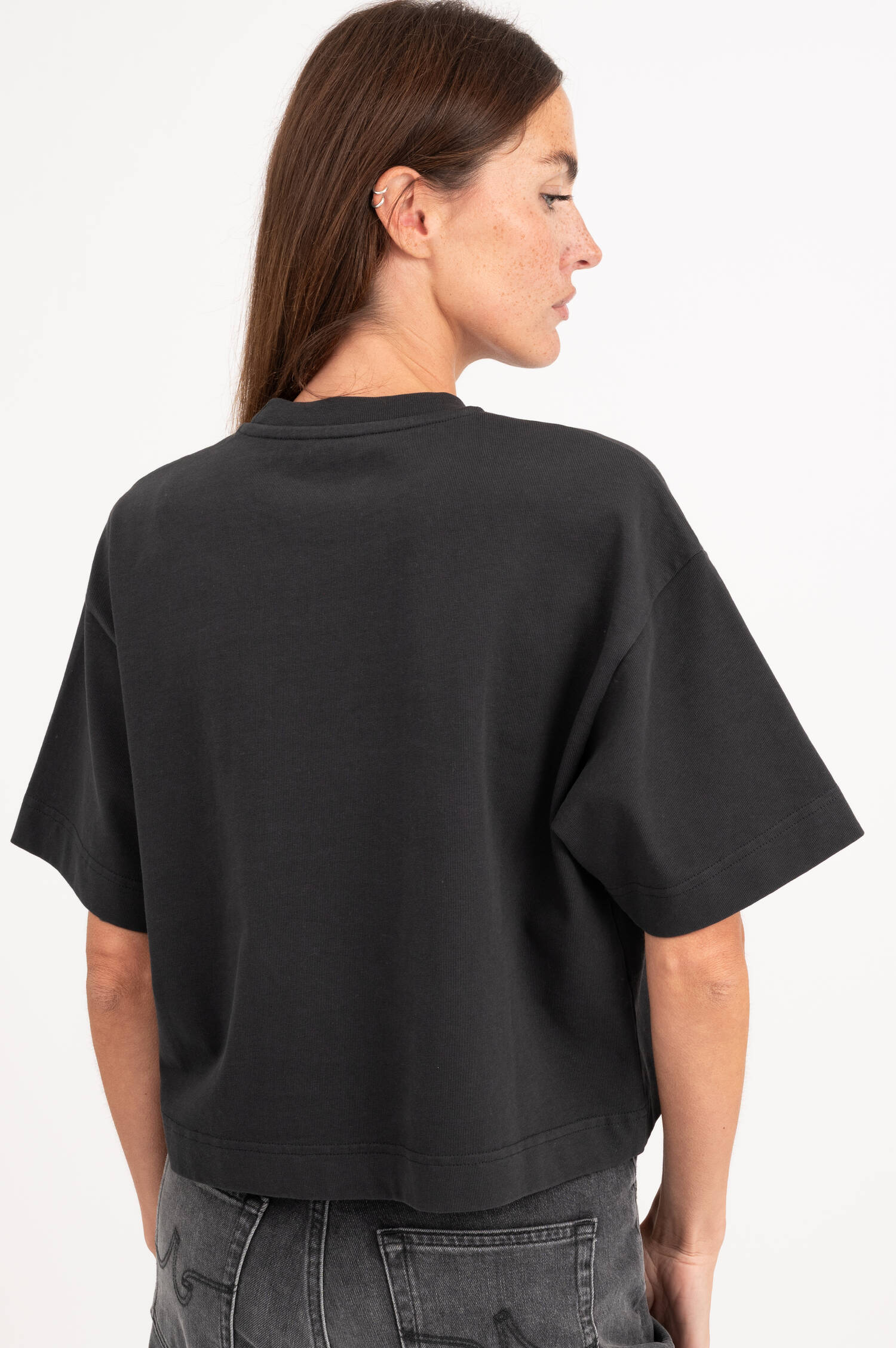 Oversize T-Shirt in Anthrazit