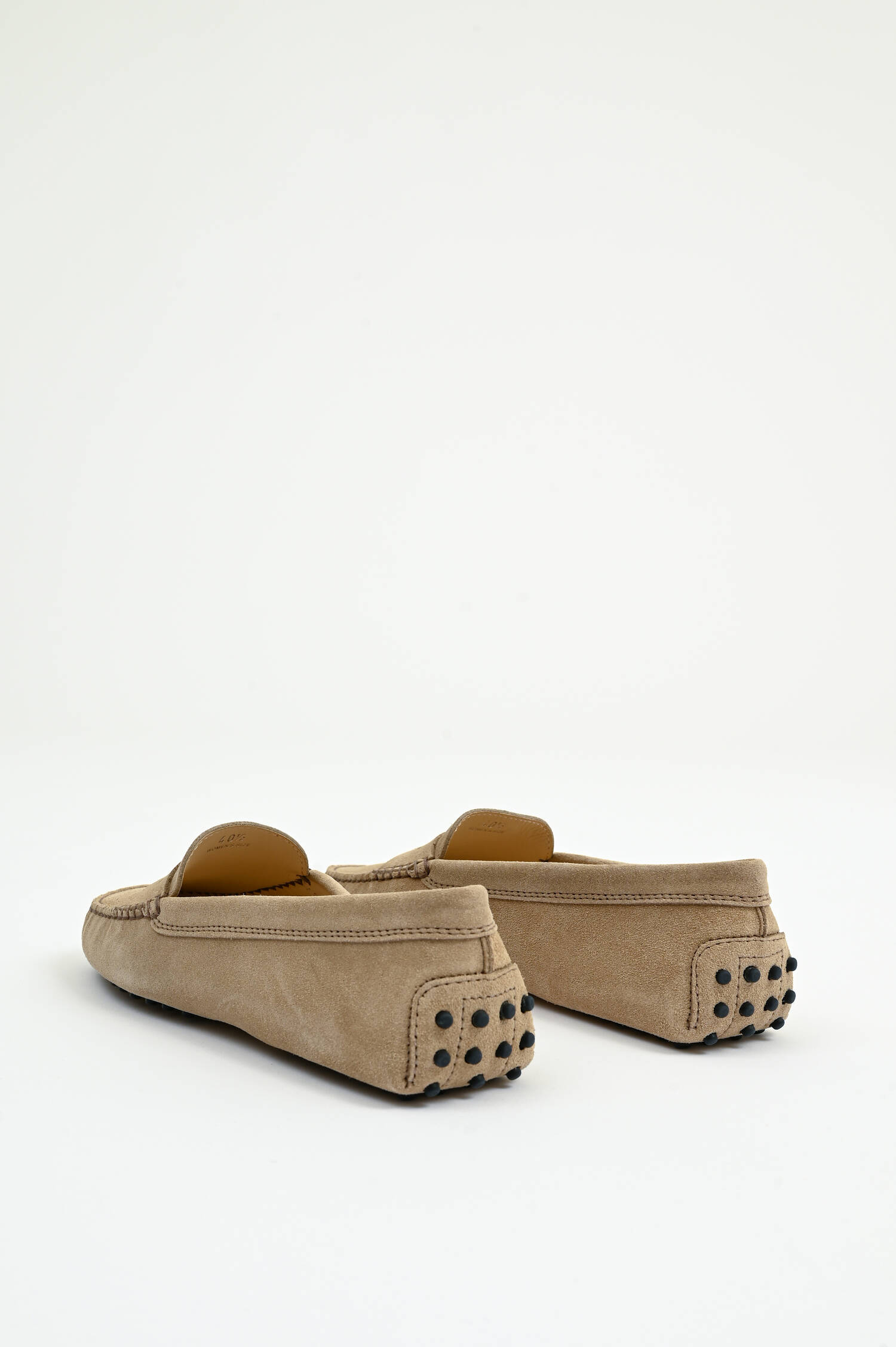 Mokassins aus Veloursleder in Beige Mokassins aus Veloursleder in Beige