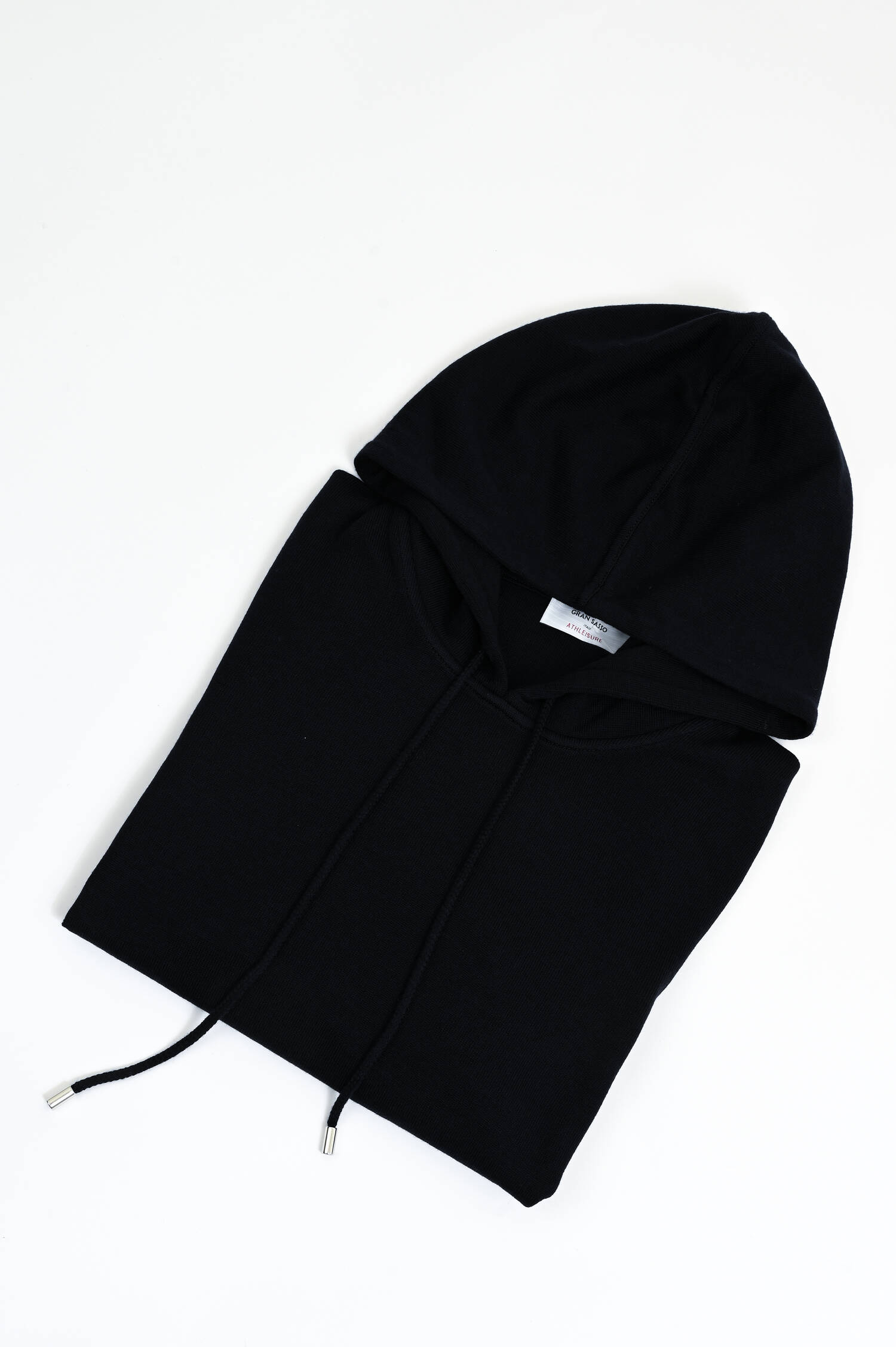 Hoodie aus Merinowolle in Navy