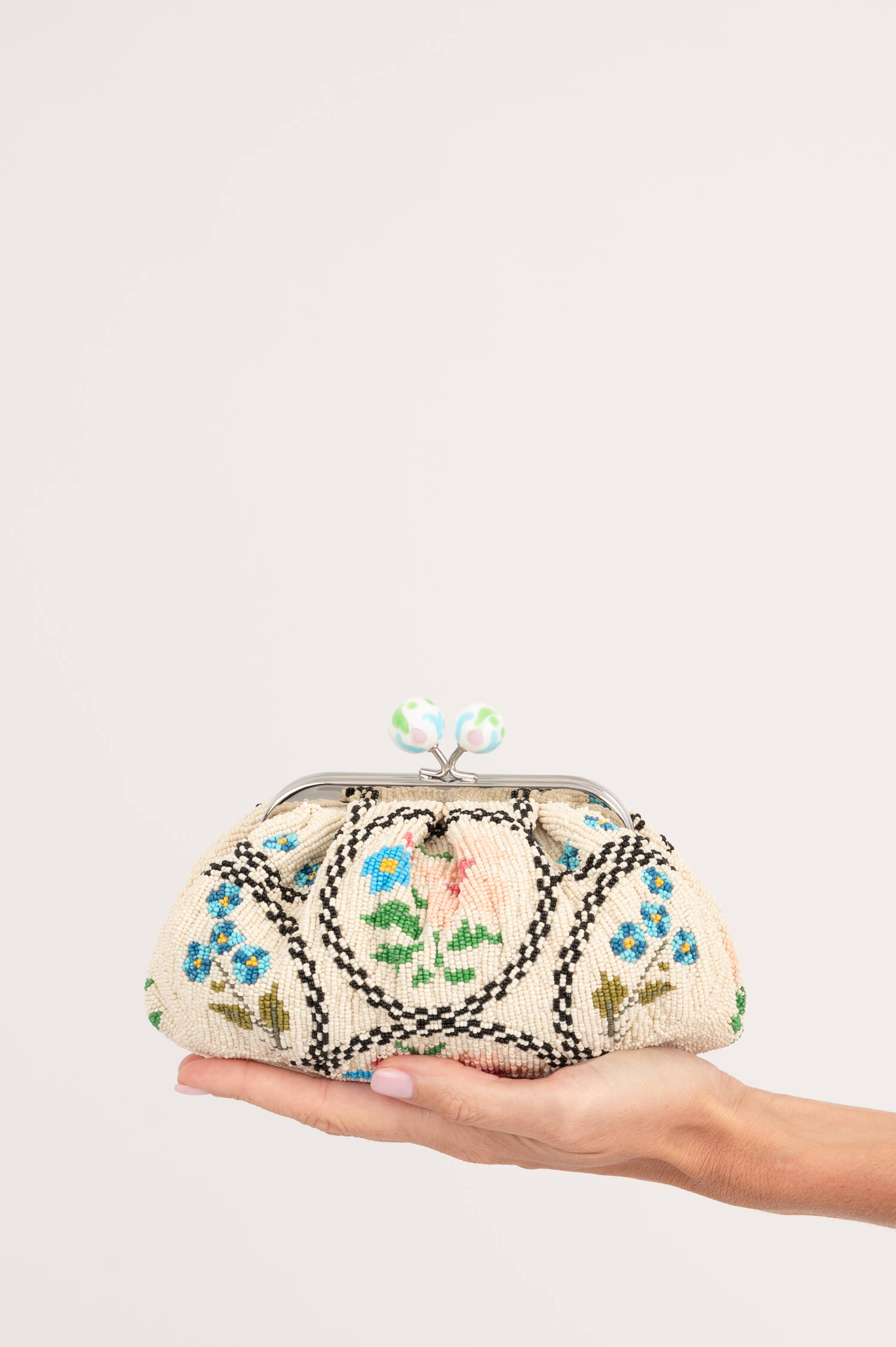 Kleine Pouch PISTACCINO in Multicolor Kleine Pouch PISTACCINO in Multicolor