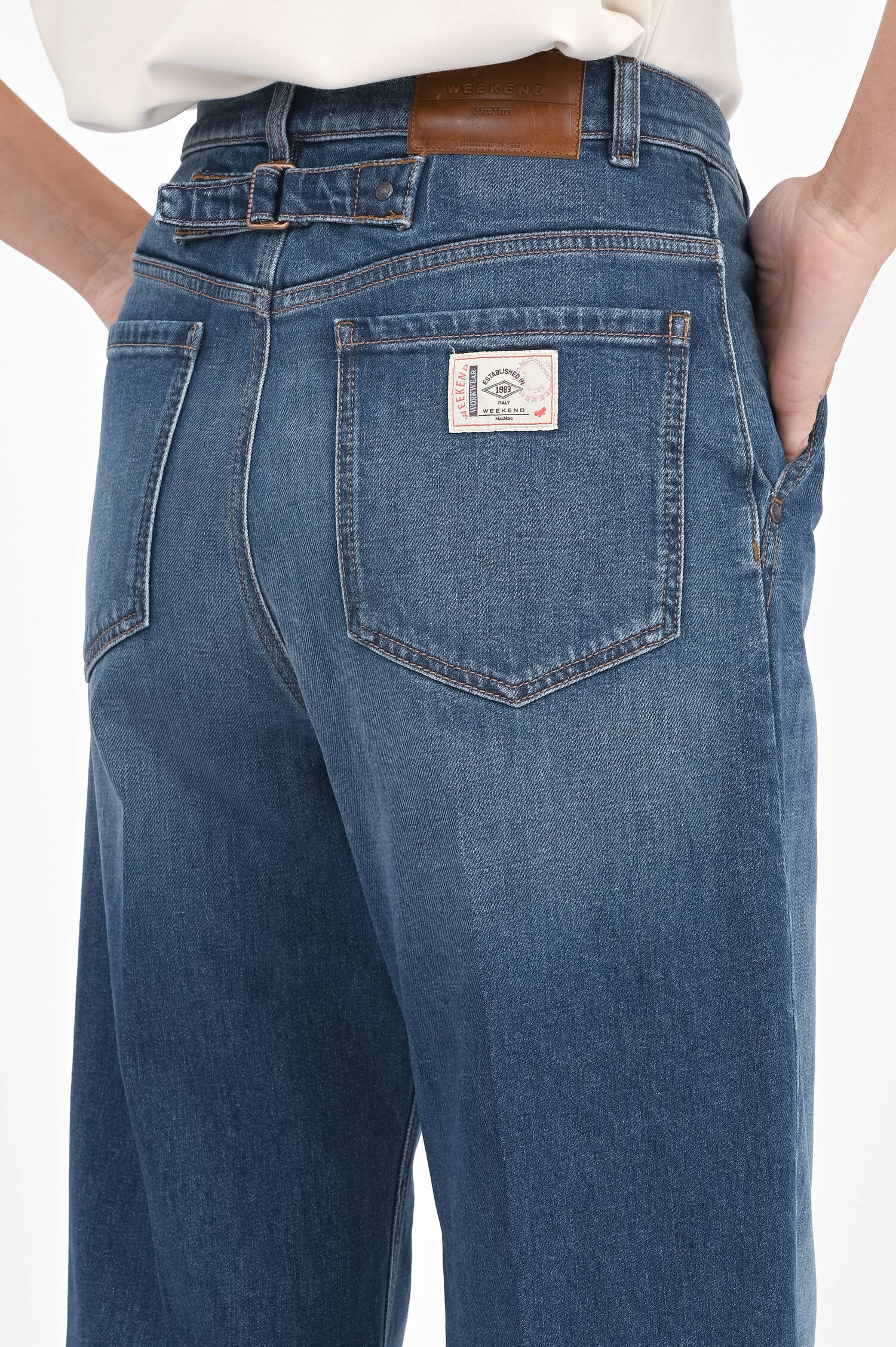 Jeans ORTLES mit Qutschfalte in Dark Blue Jeans ORTLES mit Qutschfalte in Dark Blue