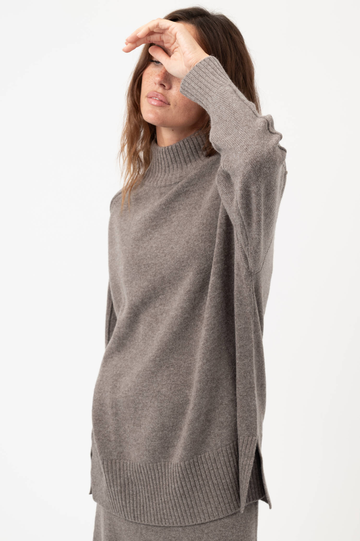 Woll-Pullover in Grau Woll-Pullover in Grau
