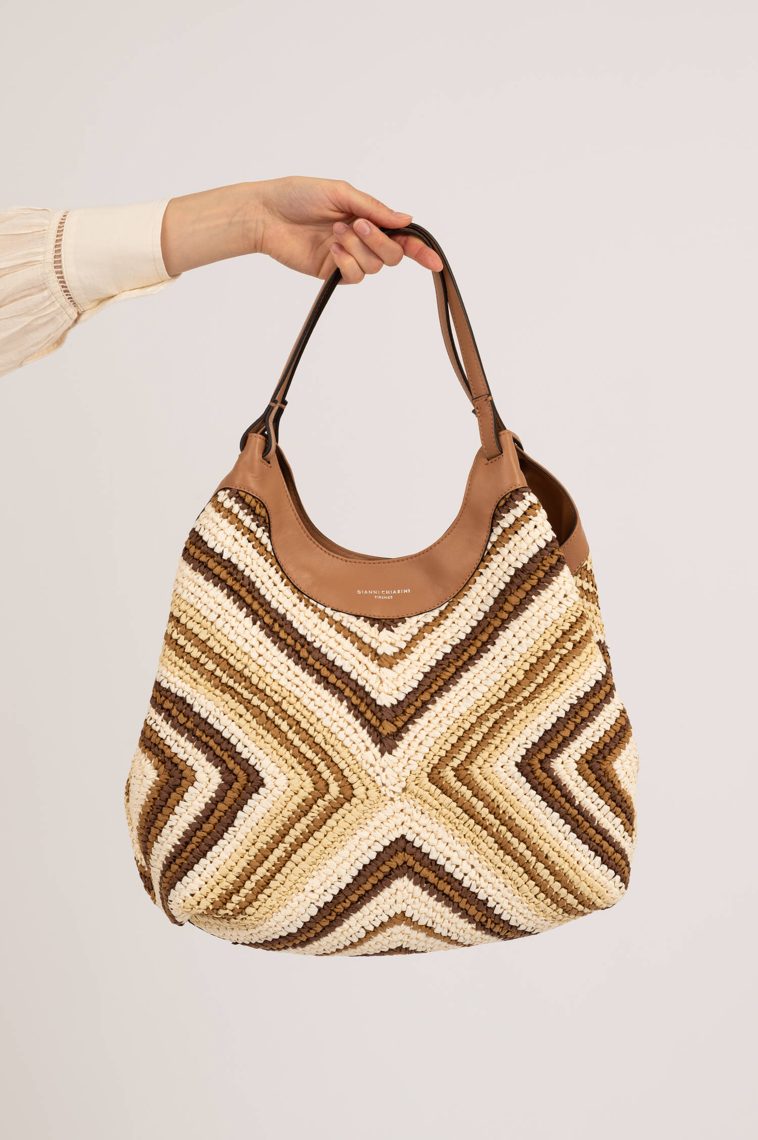 Shopper DUA mit gewebter Struktur in Multicolor