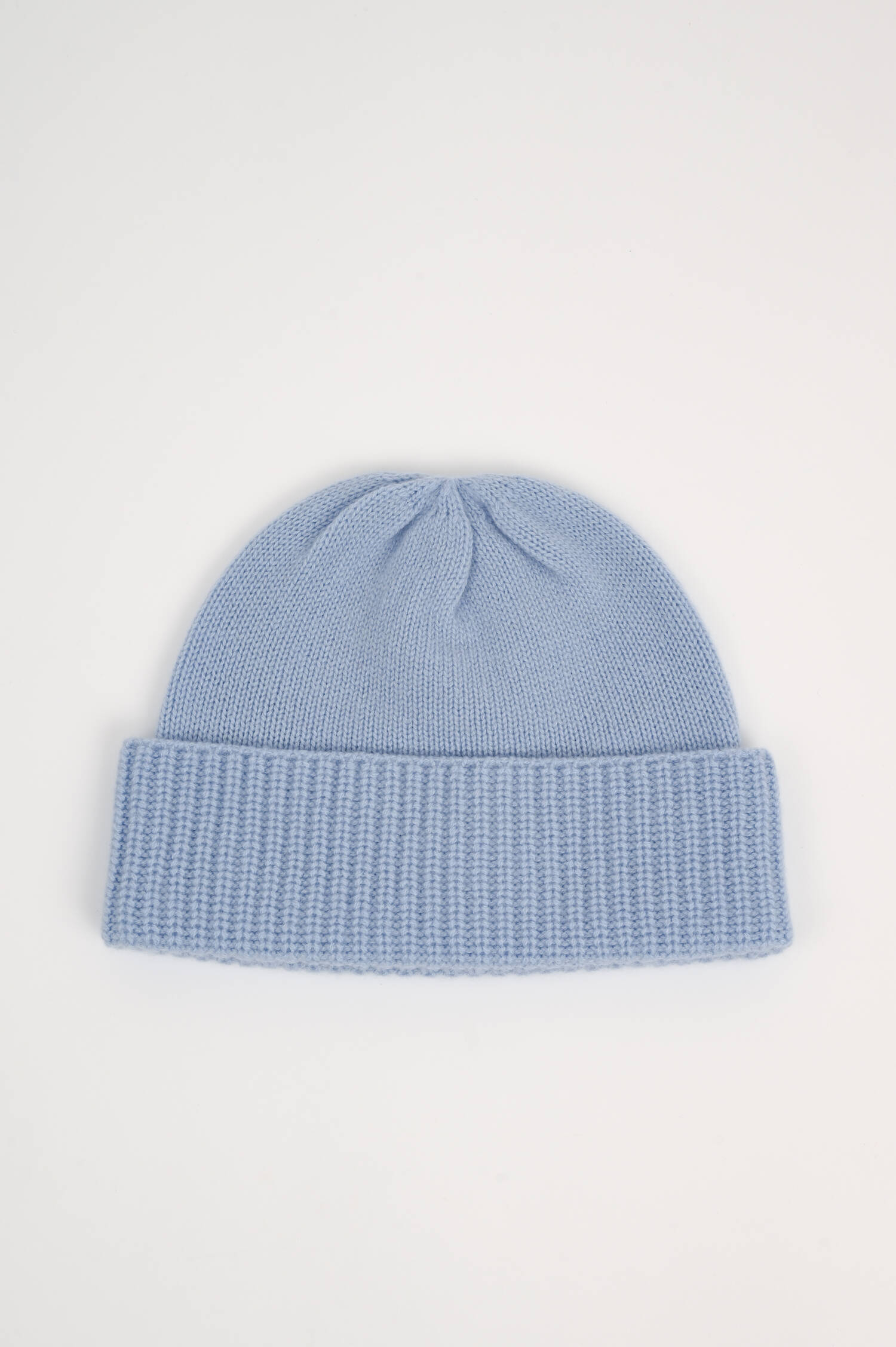 Cashmere Mütze in Hellblau
