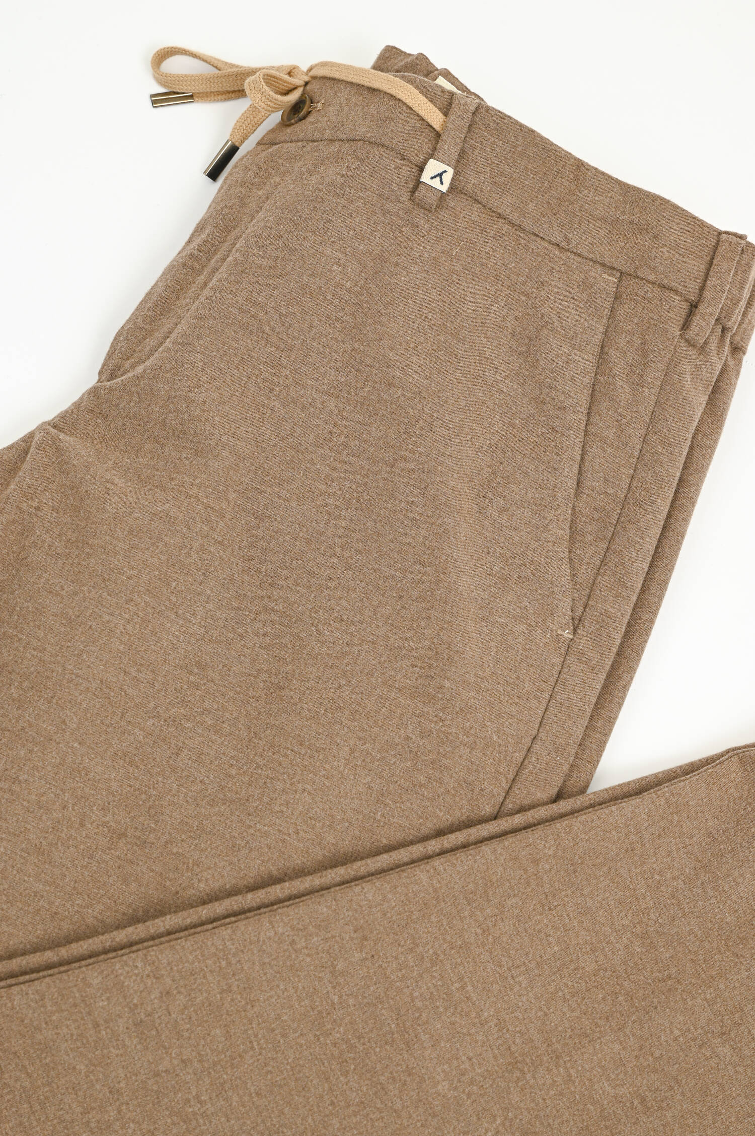 Sportliche Anzughose in Hellbraun