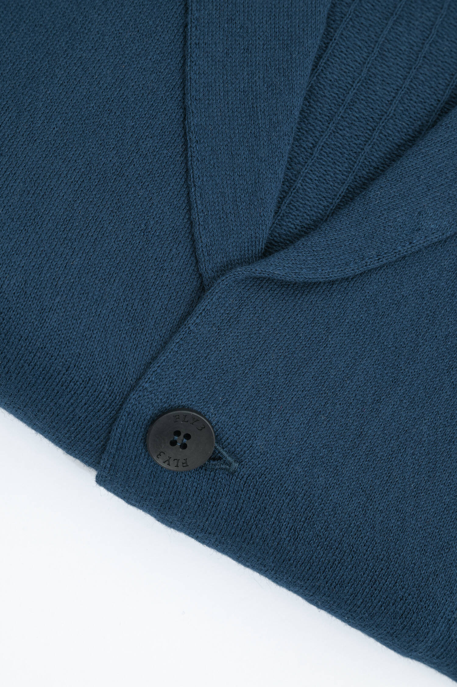 Strick-Sakko aus Cash-Mix in Marineblau