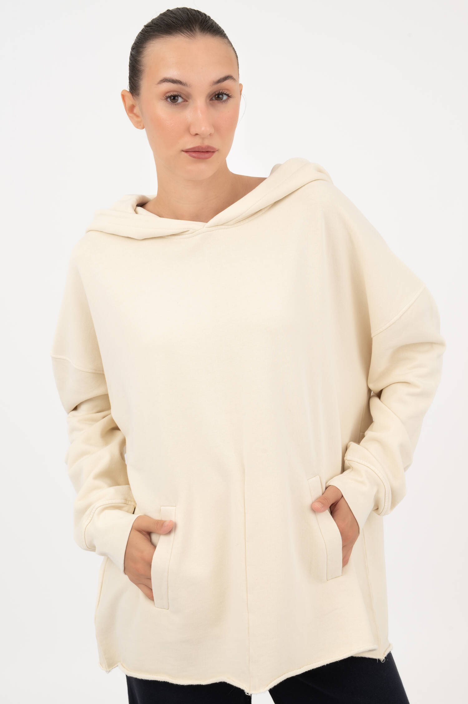 Hoodie JAK in Off-White