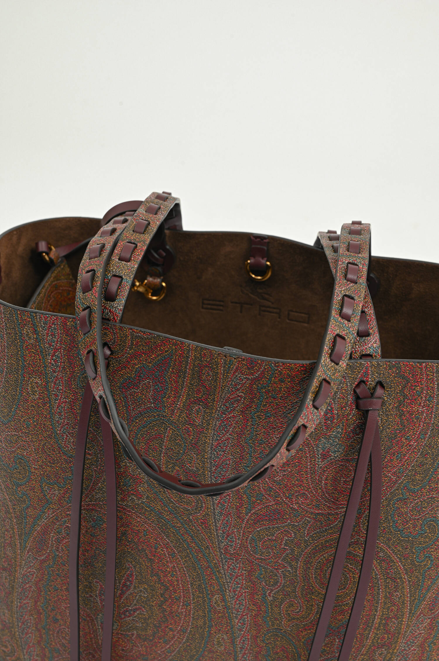 Paisley-Shopper mit dekorativen Details in Braun Paisley-Shopper mit dekorativen Details in Braun