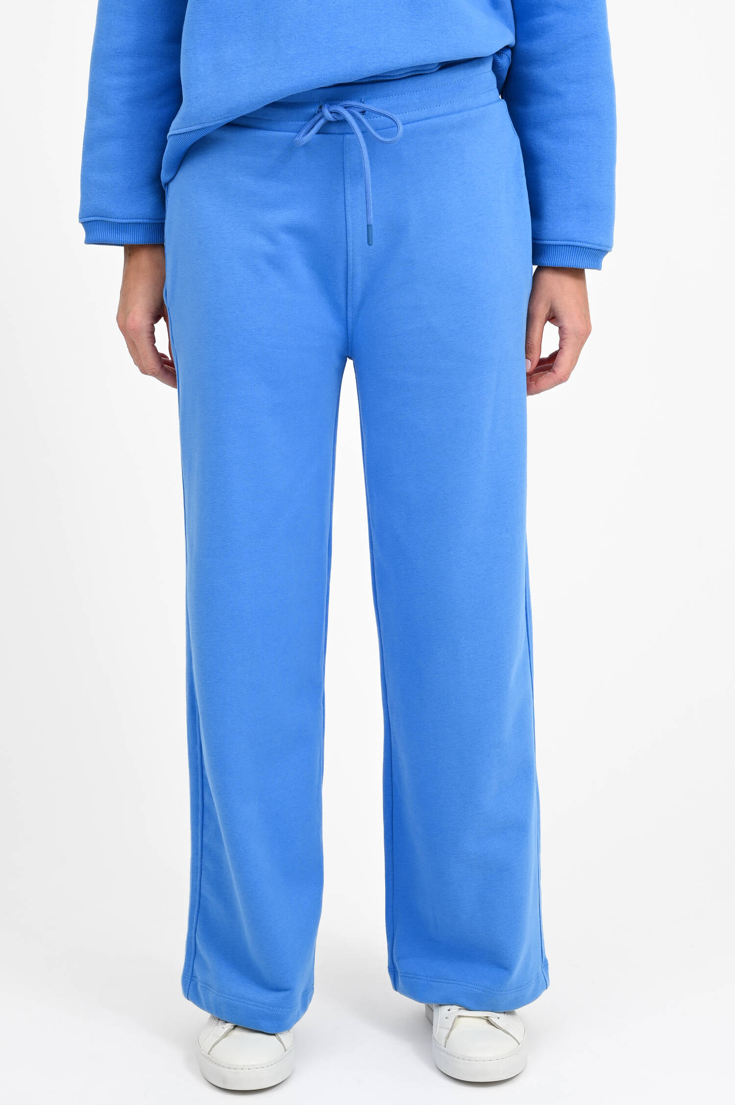 Loungewear-Pants mit Patch in Electric Blue