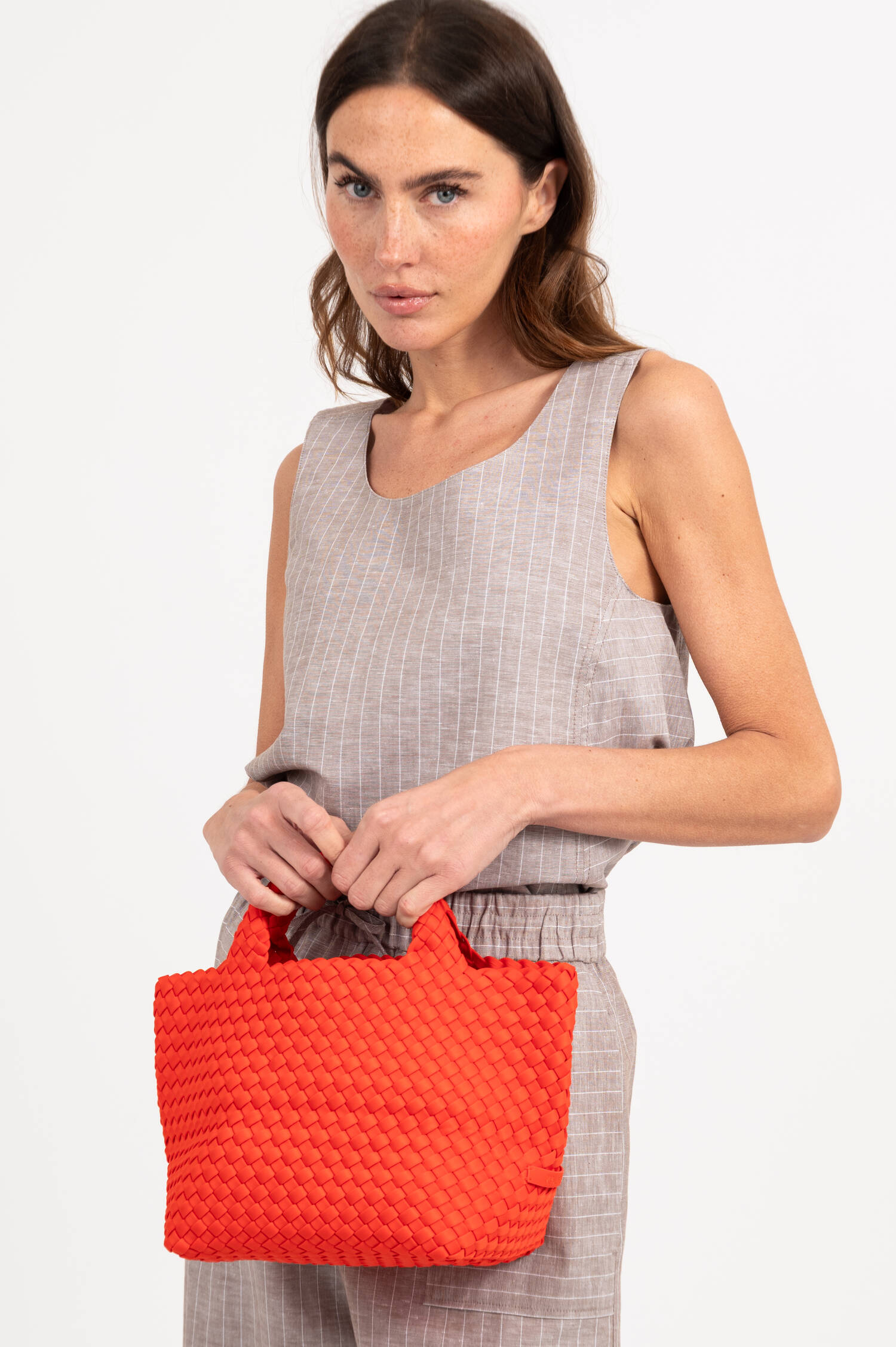 Handtasche ST. BARTH SMALL in Rotorange