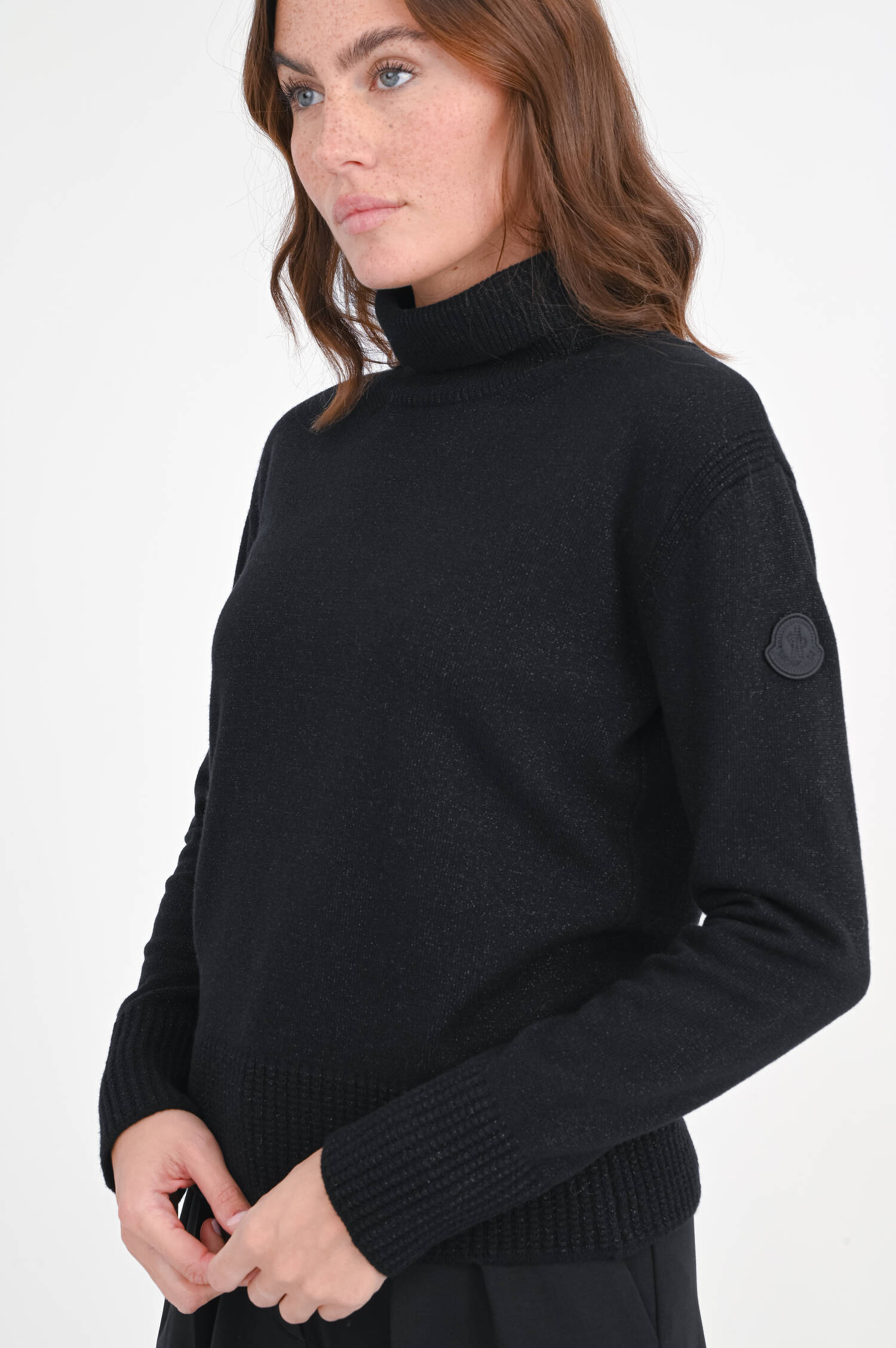 Rollkragen mit Glitzer in Schwarz Rollkragen mit Glitzer in Schwarz