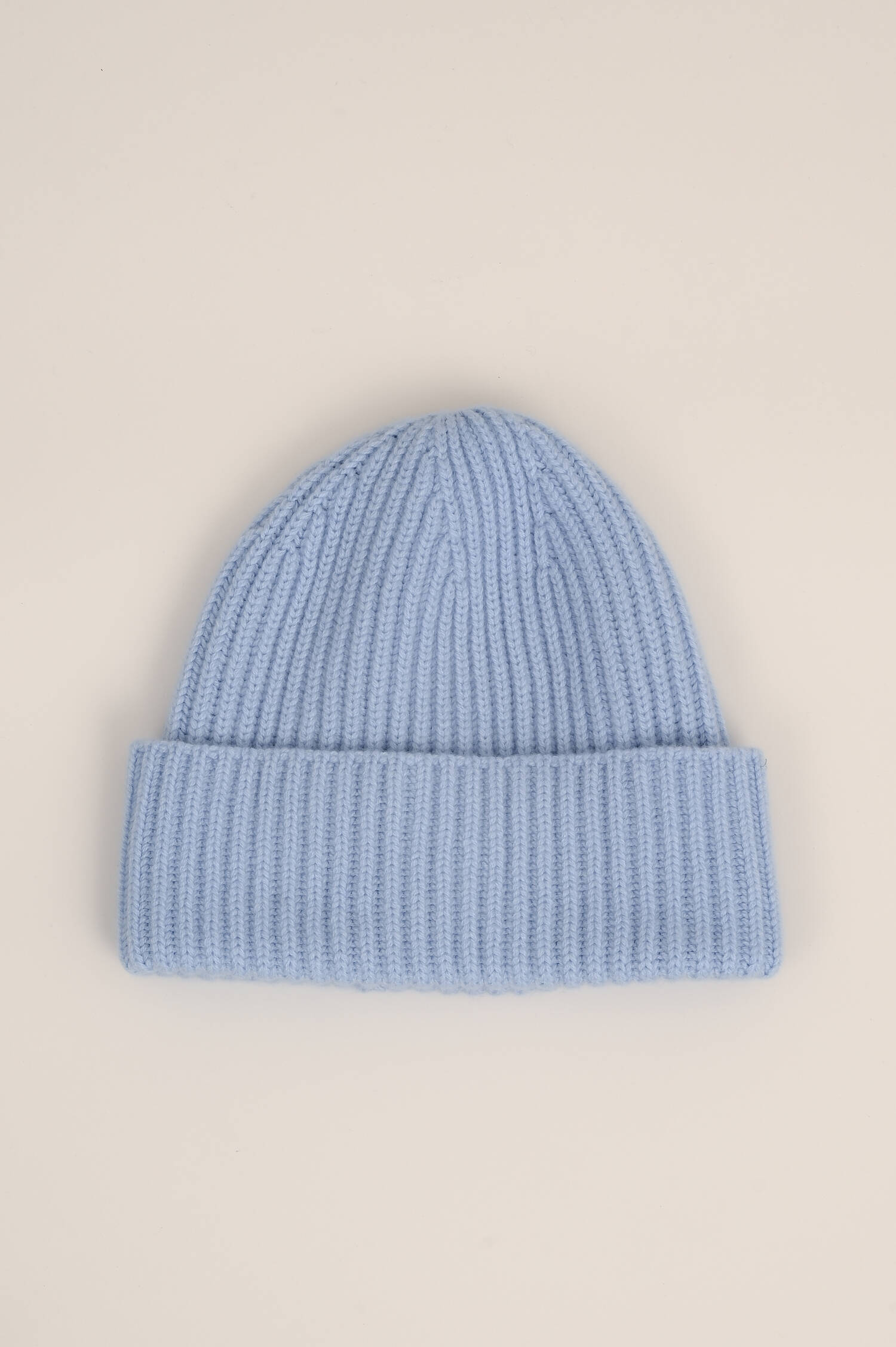 Midi-Mütze BARI aus Cashmere in Hellblau Midi-Mütze BARI aus Cashmere in Hellblau
