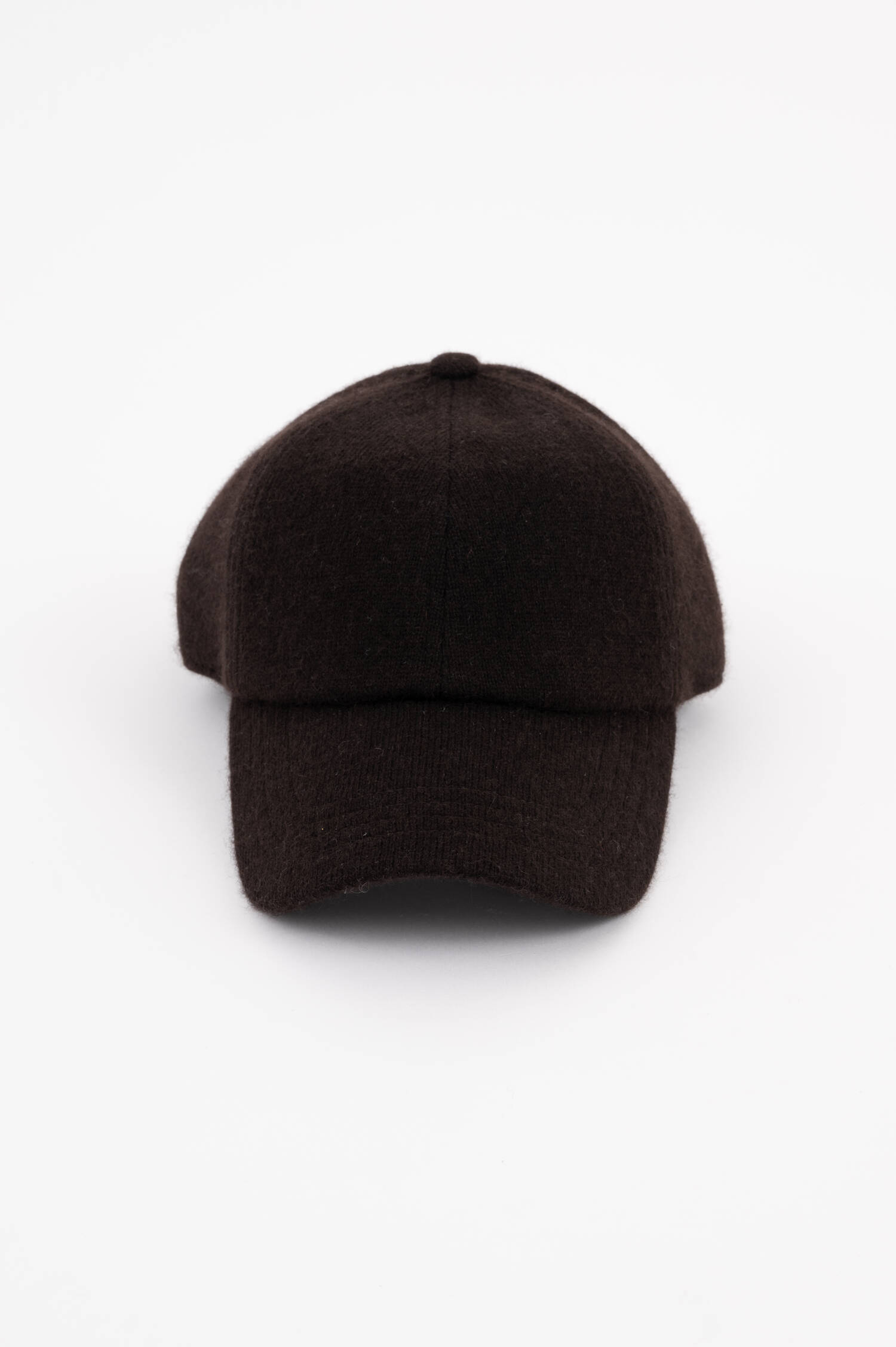 Cashmere Basecap in Dunkelbraun Cashmere Basecap in Dunkelbraun