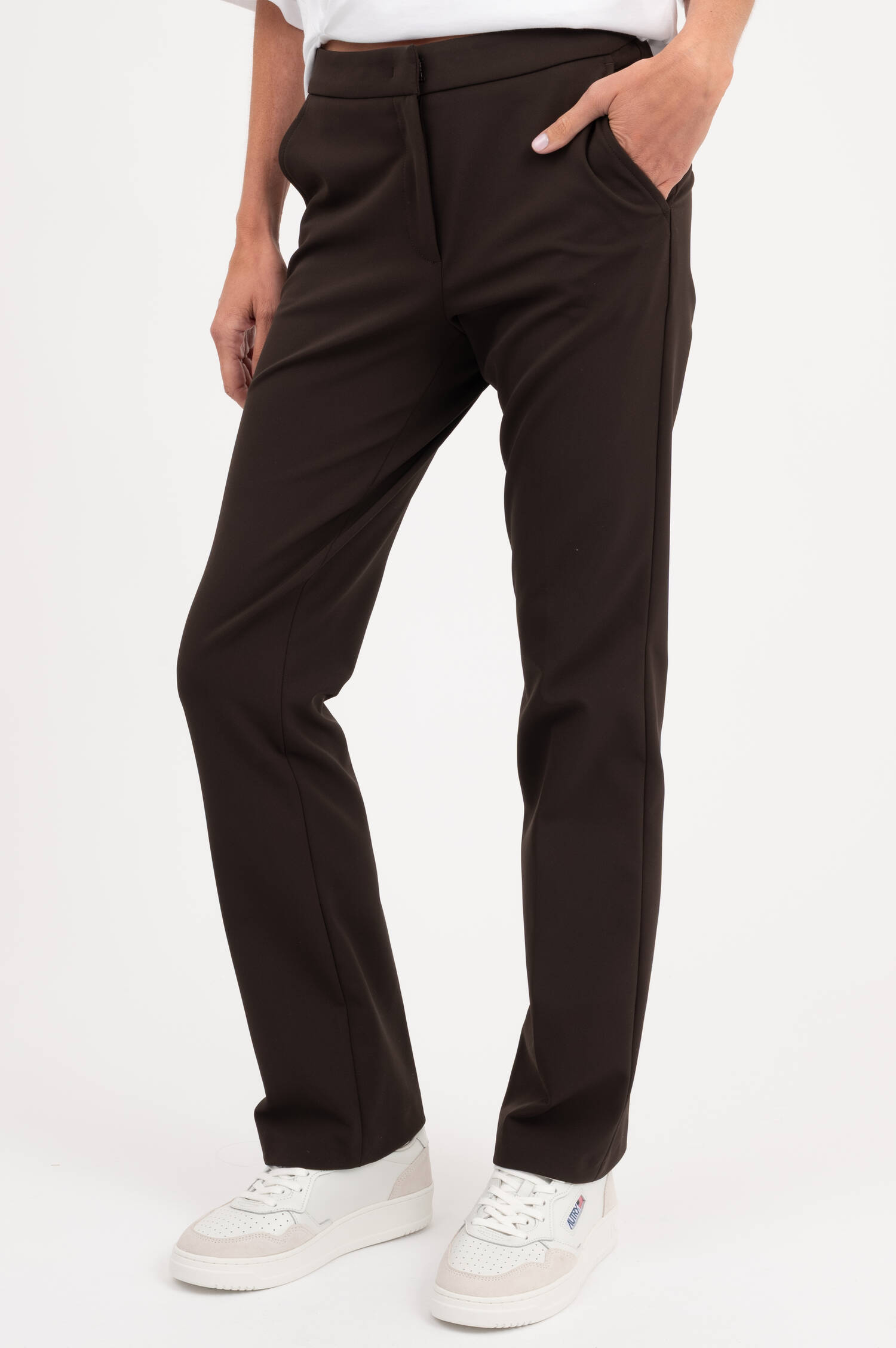 Superstretch Hose in Braun