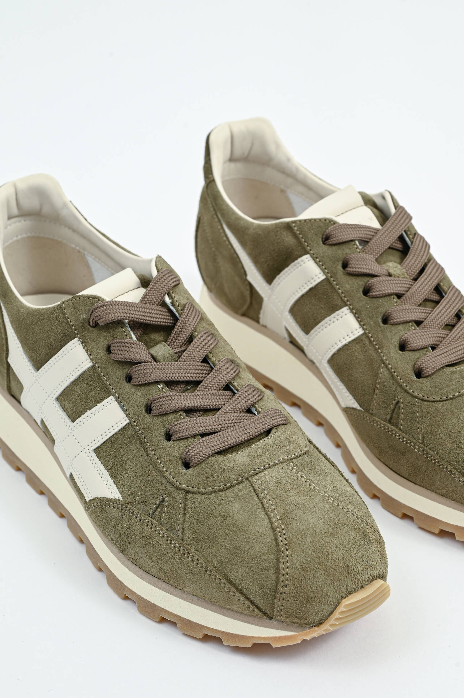 Sneaker H671 ALLACCIATO in Khaki