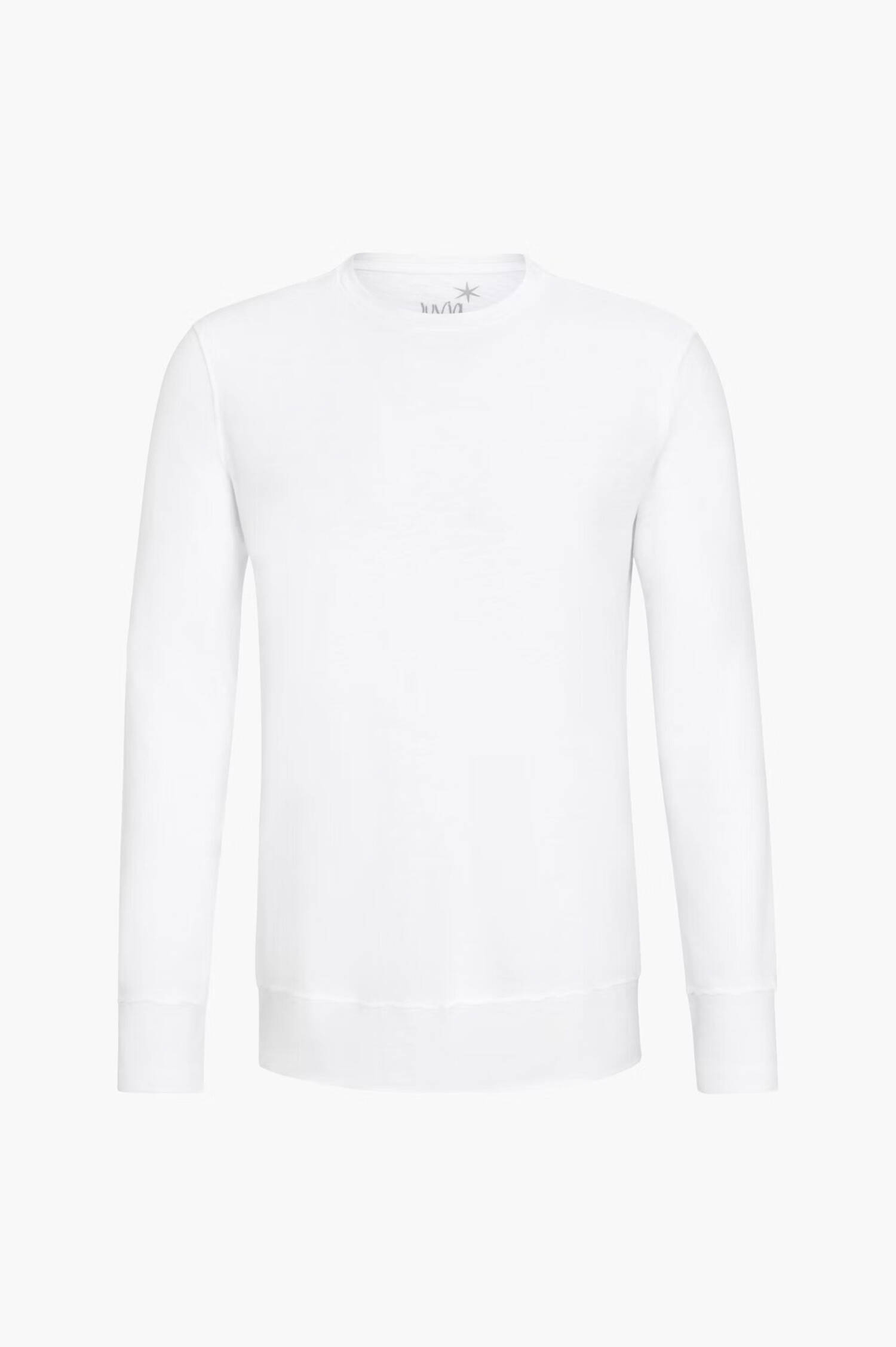 Langarm-Shirt in Weiß