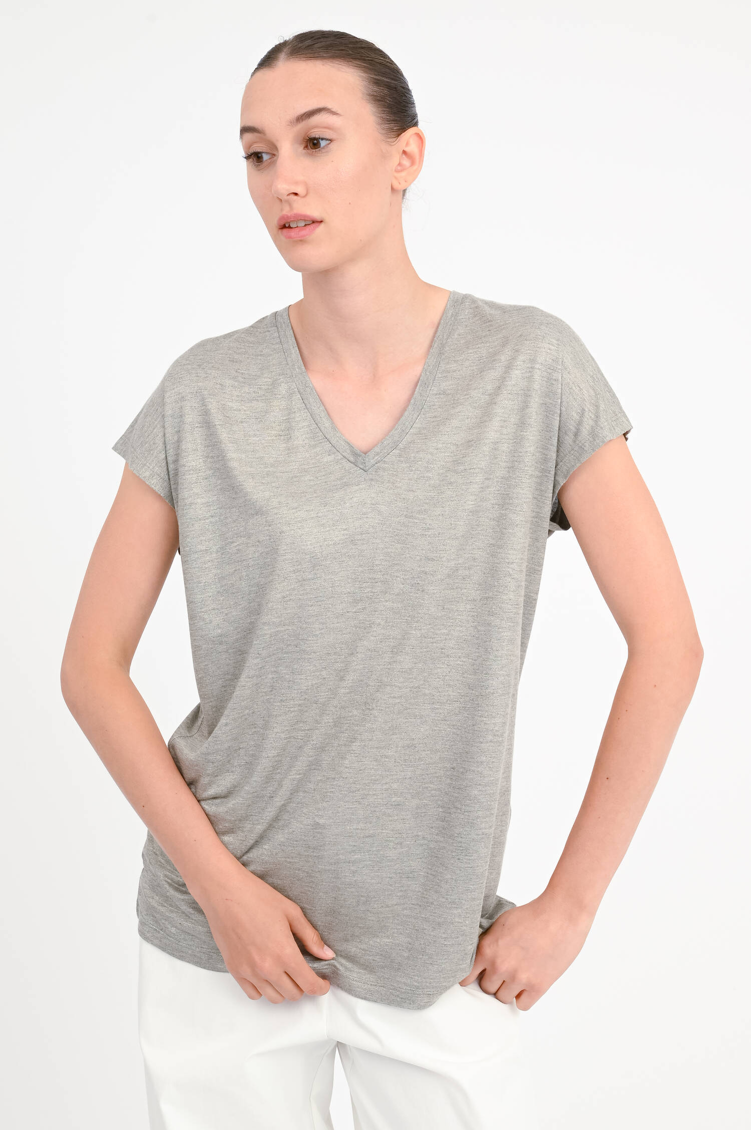 Shirt mit dezentem Glitzer in Chantilly