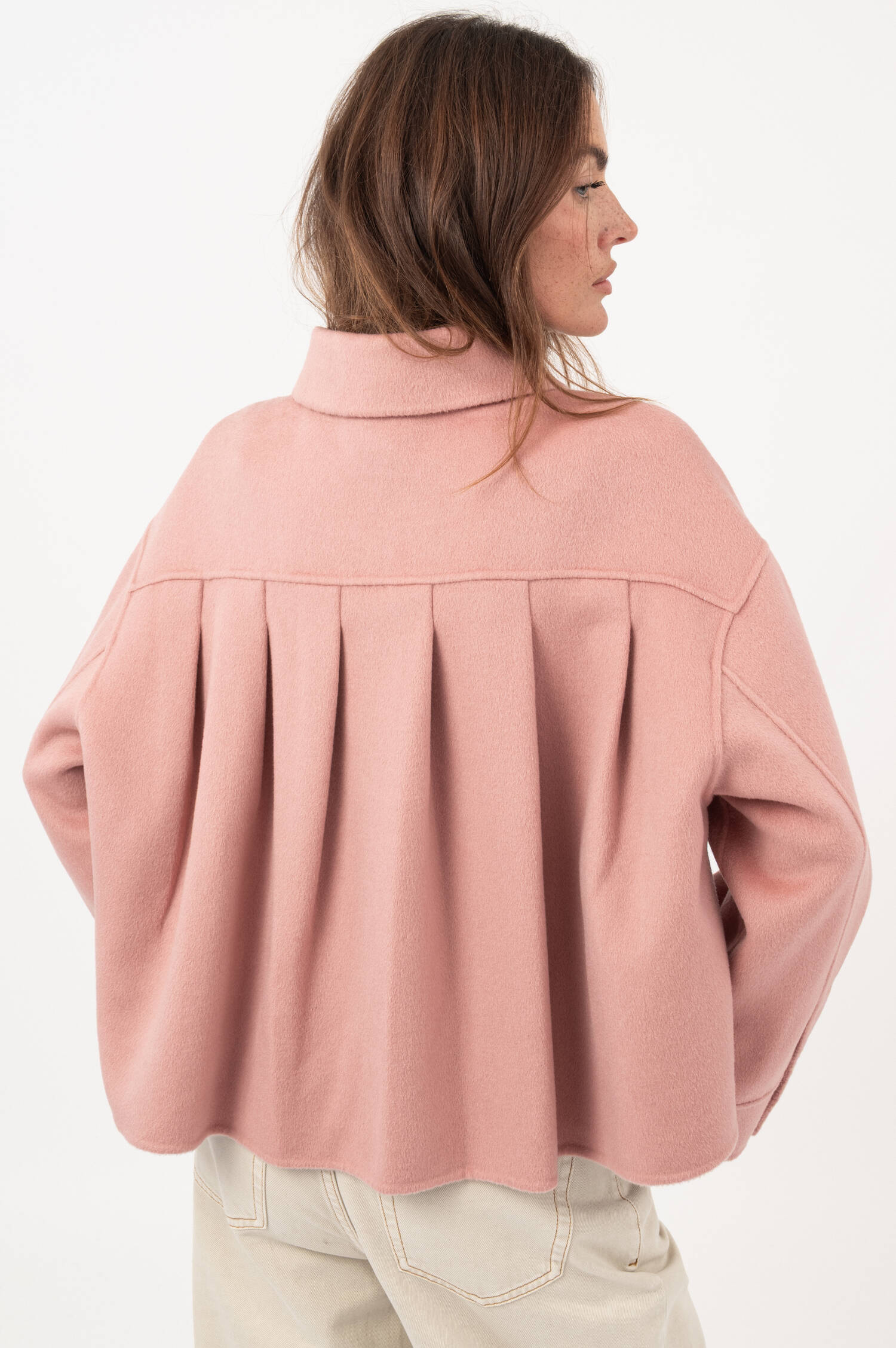 Woll-Jacke in Rosa Woll-Jacke in Rosa