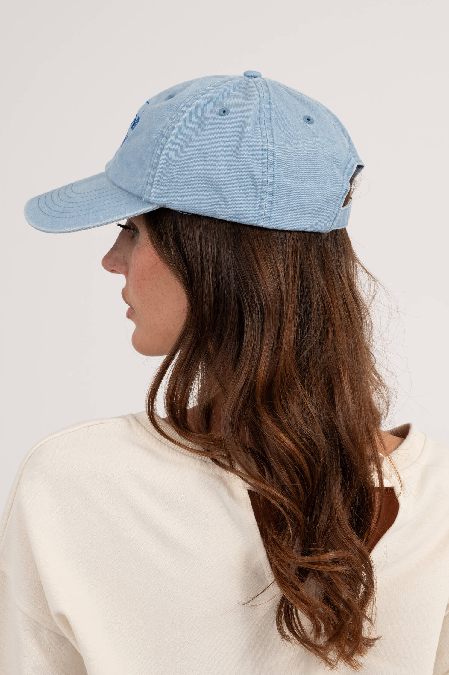 Basecap mit Stick in Hellblau Basecap mit Stick in Hellblau