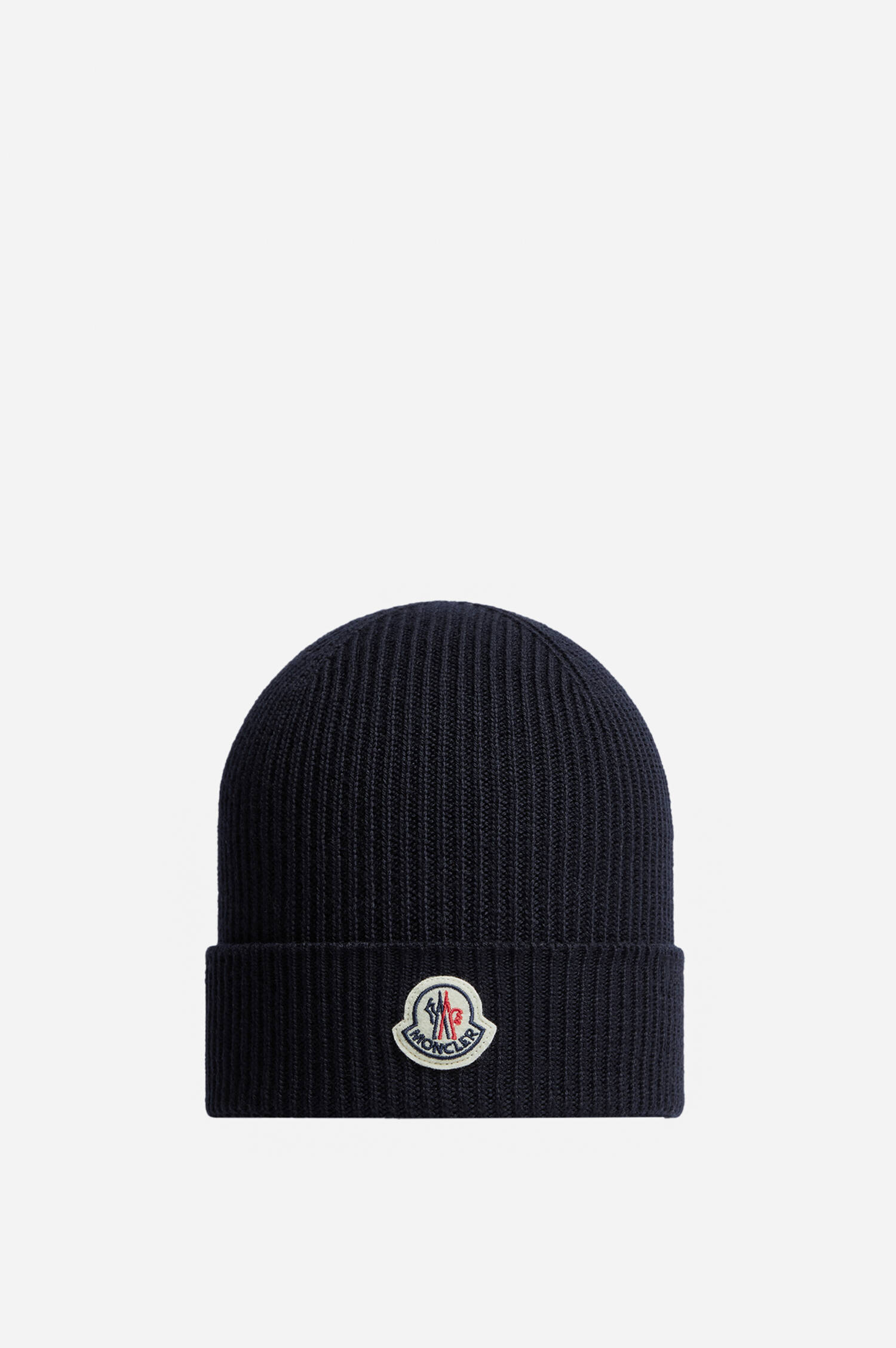 Wollmütze mit Logo in Navy