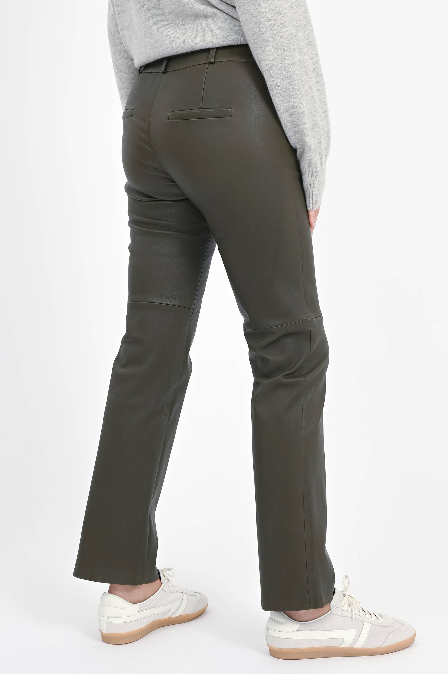 Lederhose JENNA in Dark Green