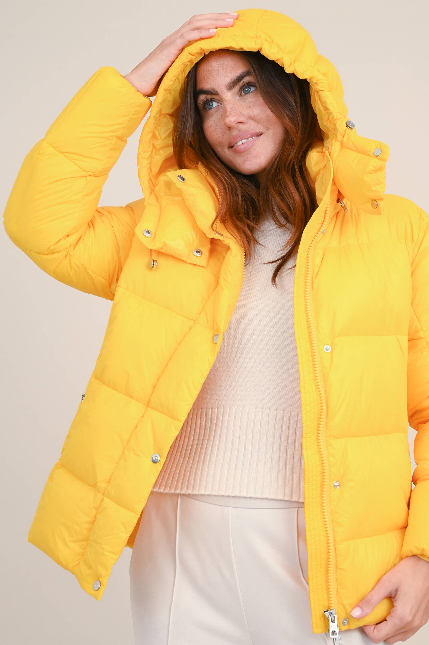 Pufferjacke CAREN in Gelb