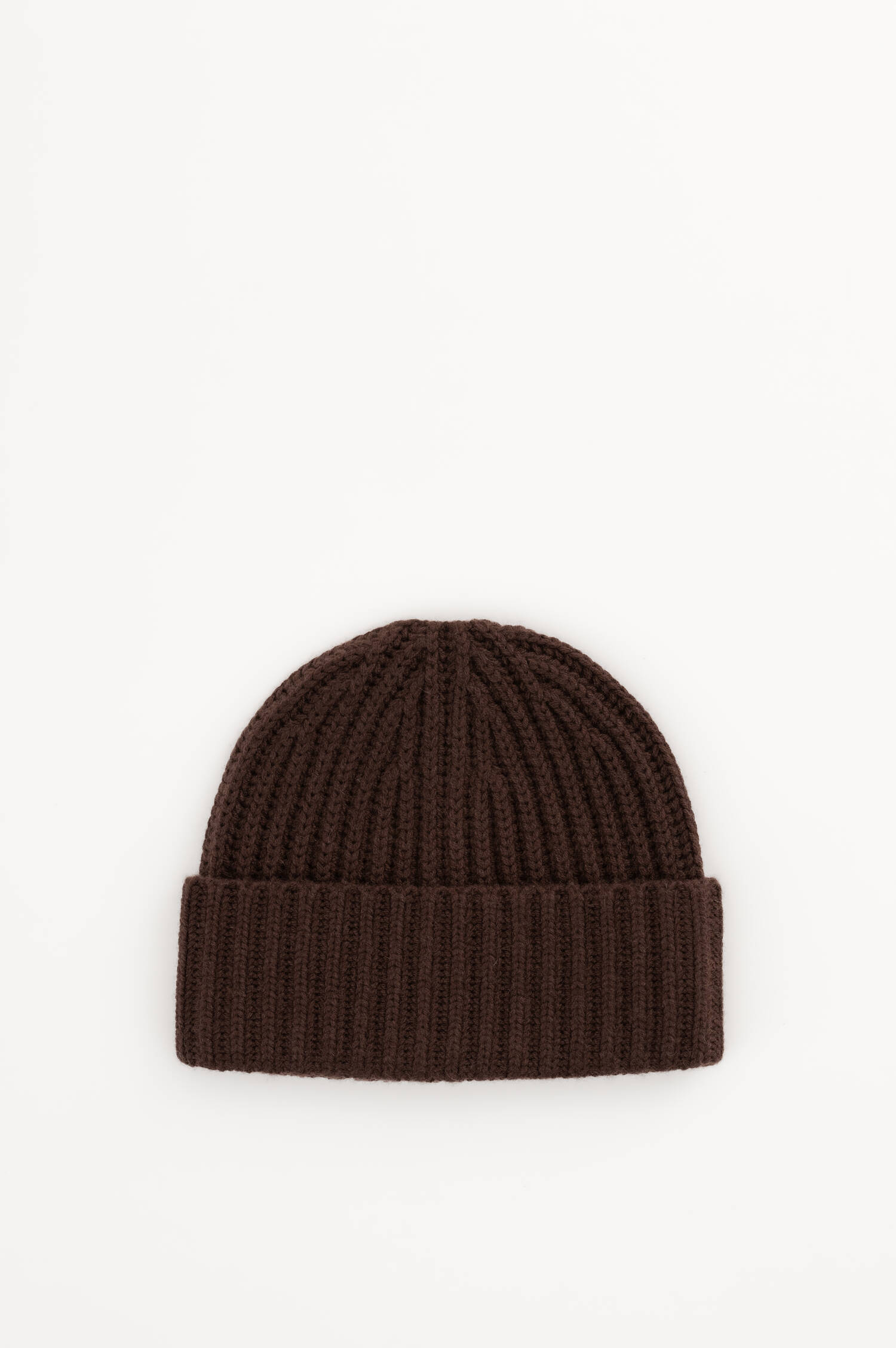 Woll-Cashmere-Beanie in Braun Woll-Cashmere-Beanie in Braun