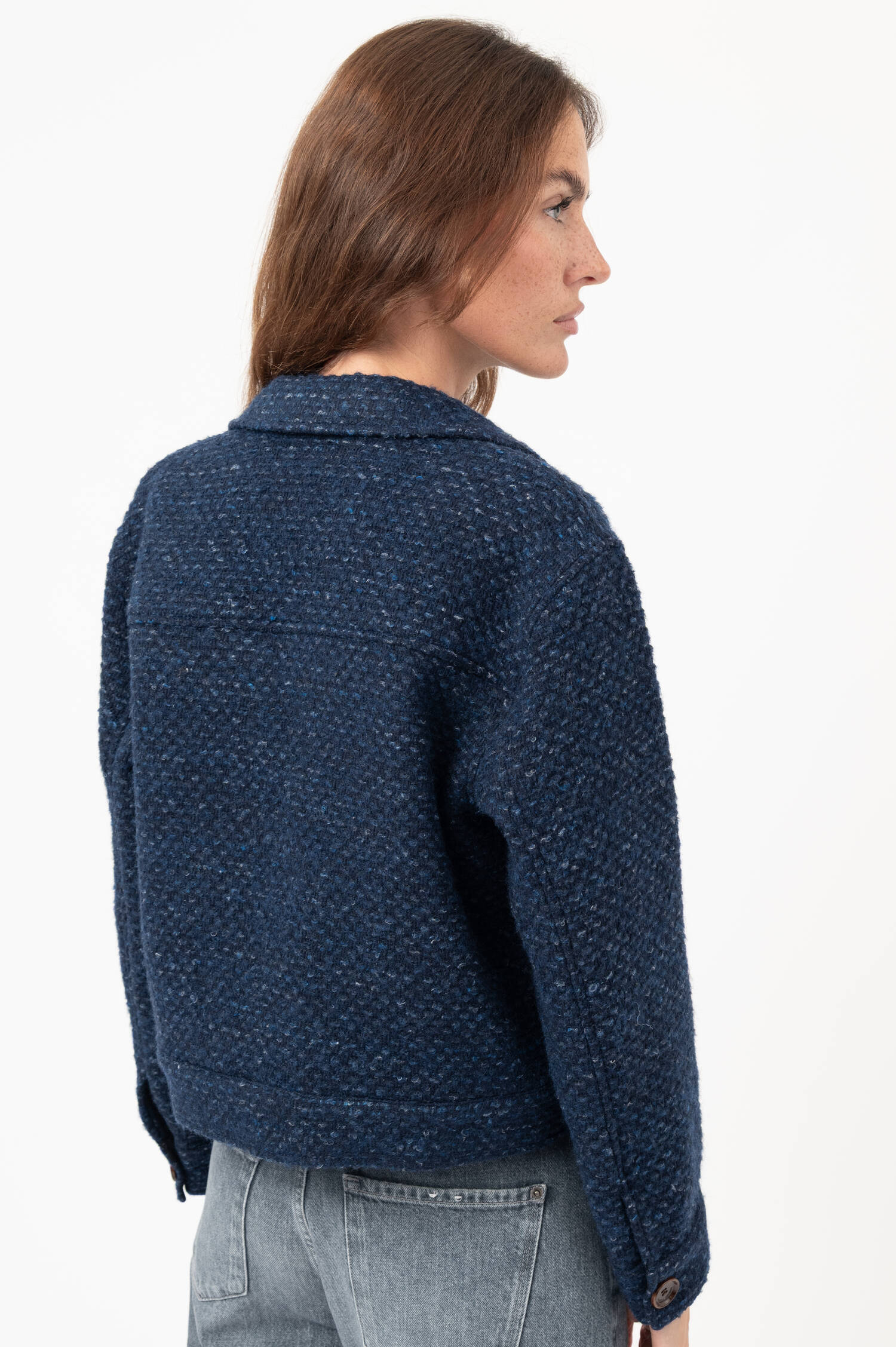 Jacke JASMINA in Navy meliert
